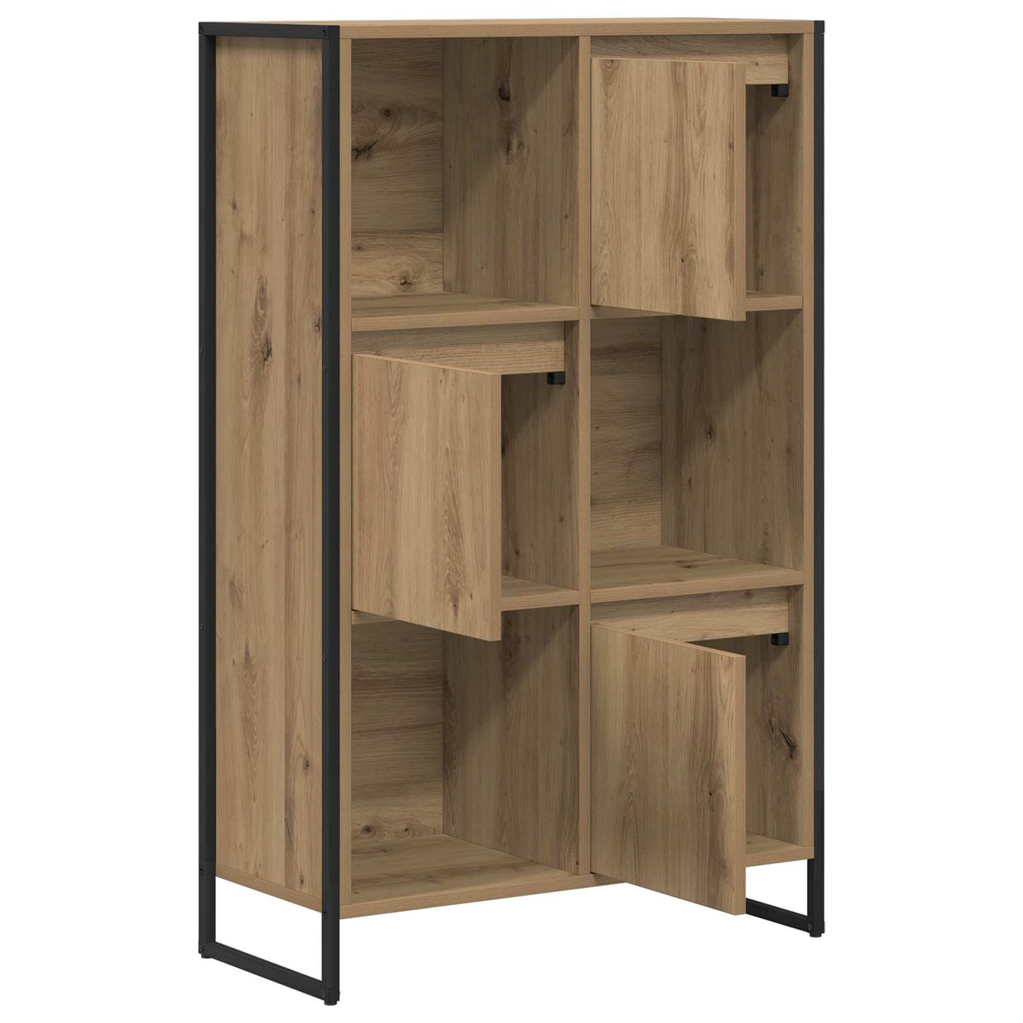 Bokskap Kunstnerisk Eik 68 x 30 x 108.5 cm Konstruert tre