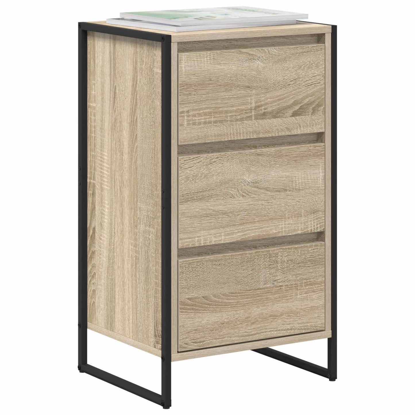 Serviesskap med skuff Sonoma 42 x 36 x 75.5 cm Konstruert tre