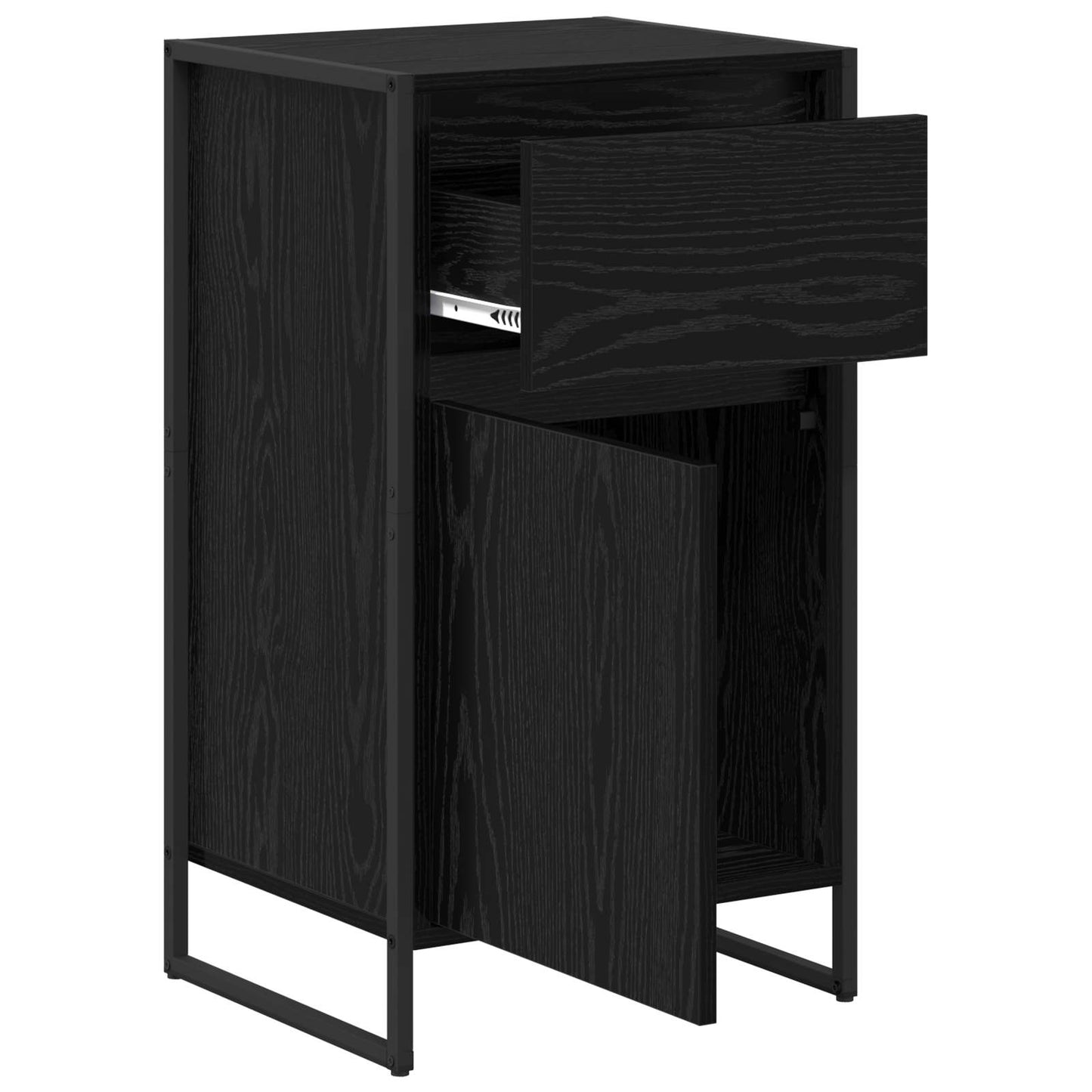 Serviesskap Svart Eik 43 x 36 x 75,5 cm Konstruert tre