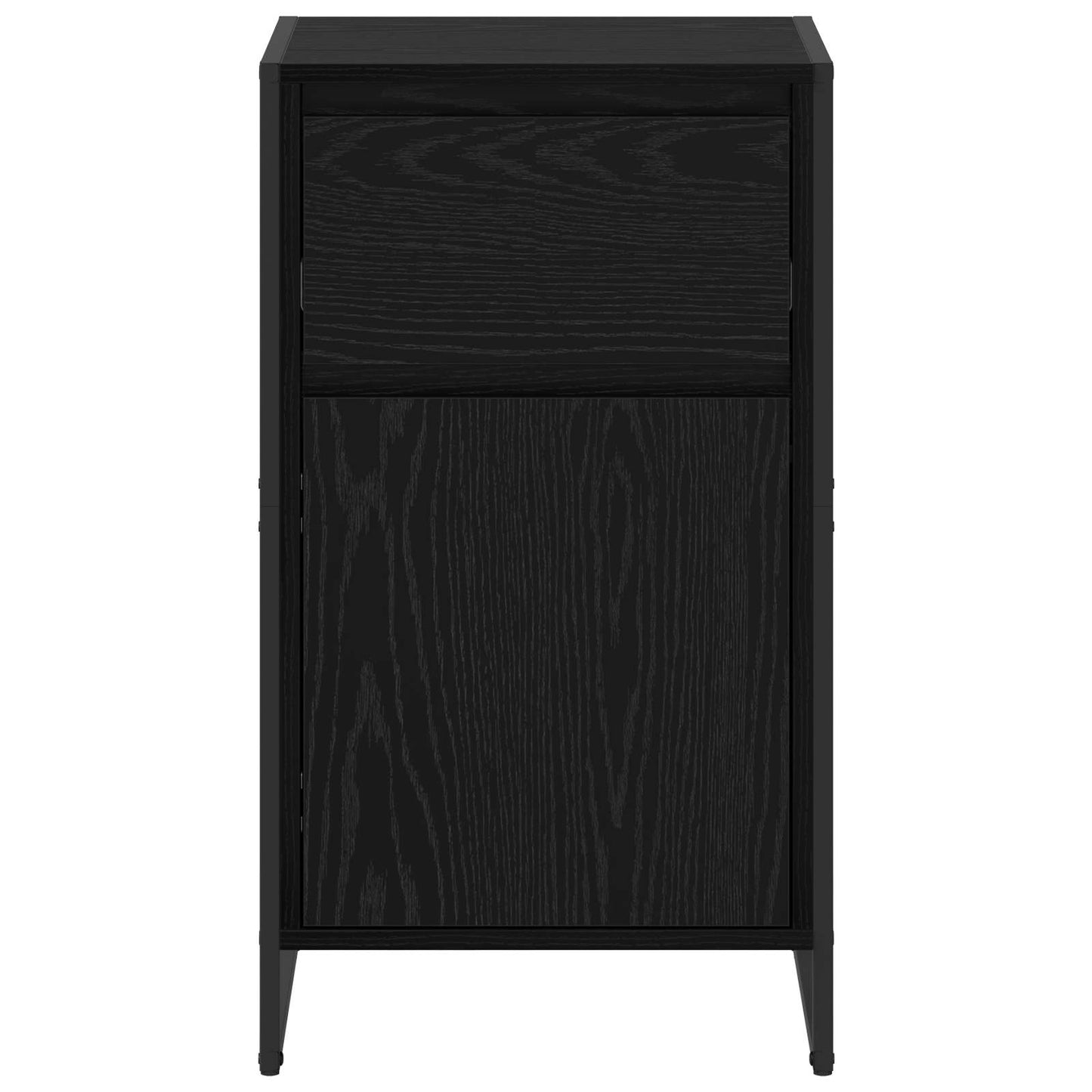 Serviesskap Svart Eik 43 x 36 x 75,5 cm Konstruert tre