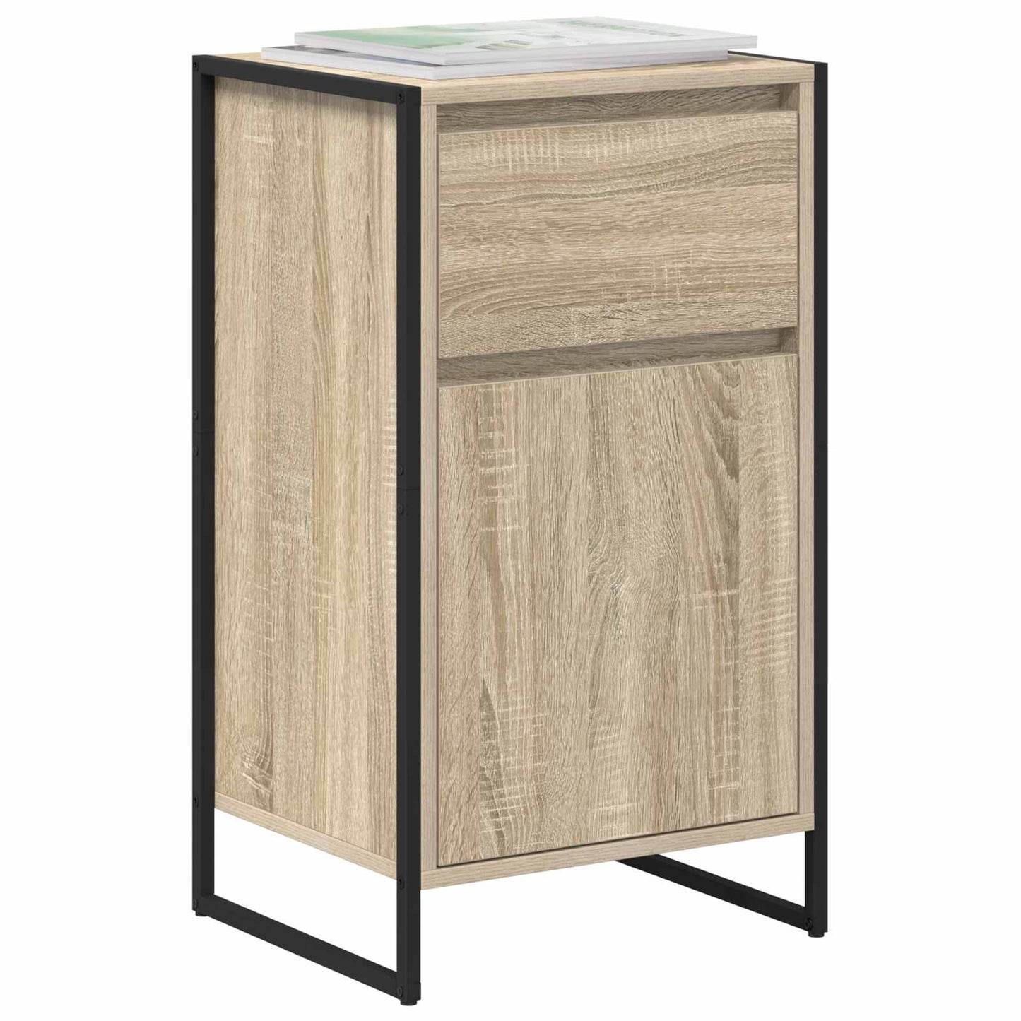 Serviesskap med skuff Sonoma 43 x 36 x 75,5 cm Konstruert tre