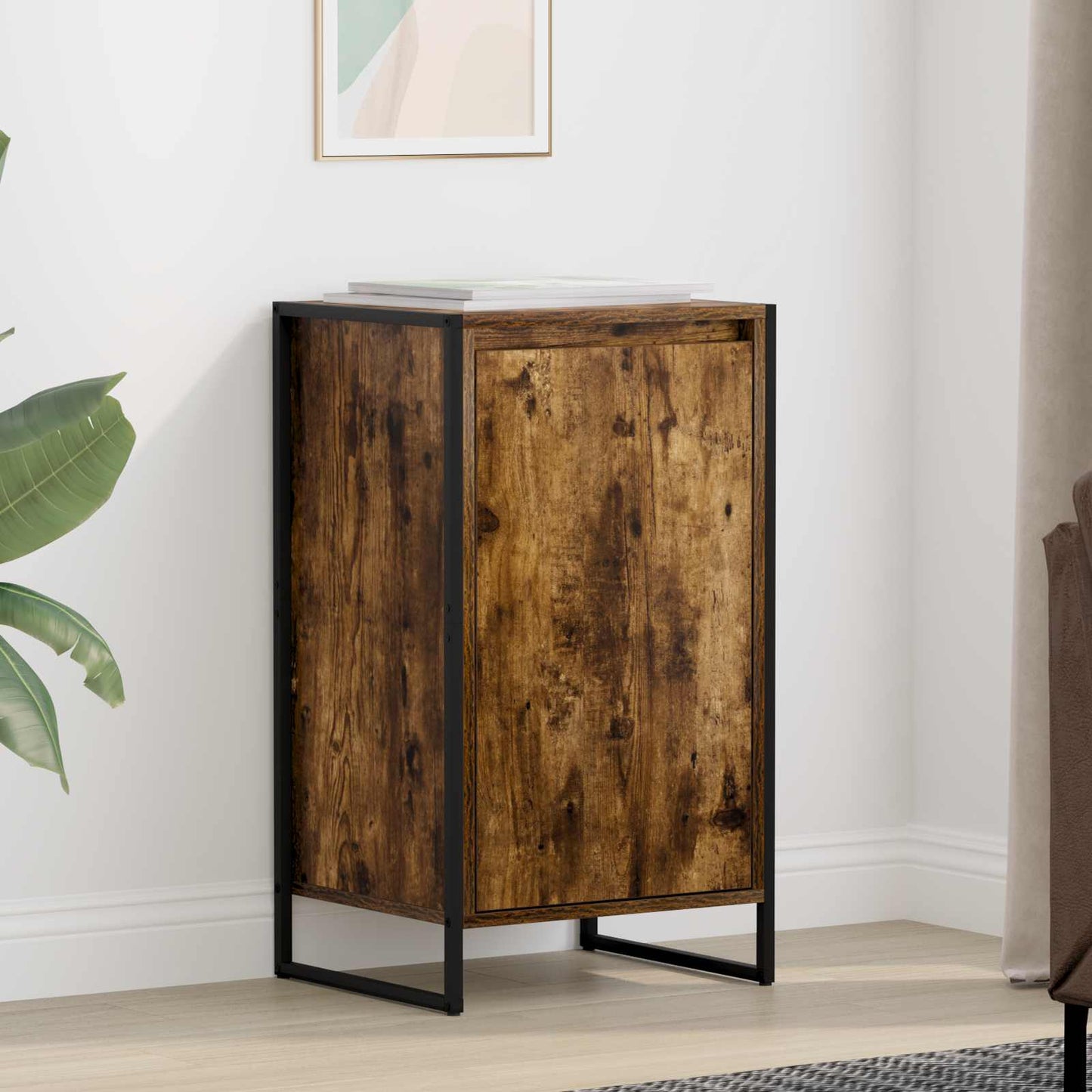 Serviesskap Røyk Eik 43 x 36 x 75,5 cm Konstruert tre