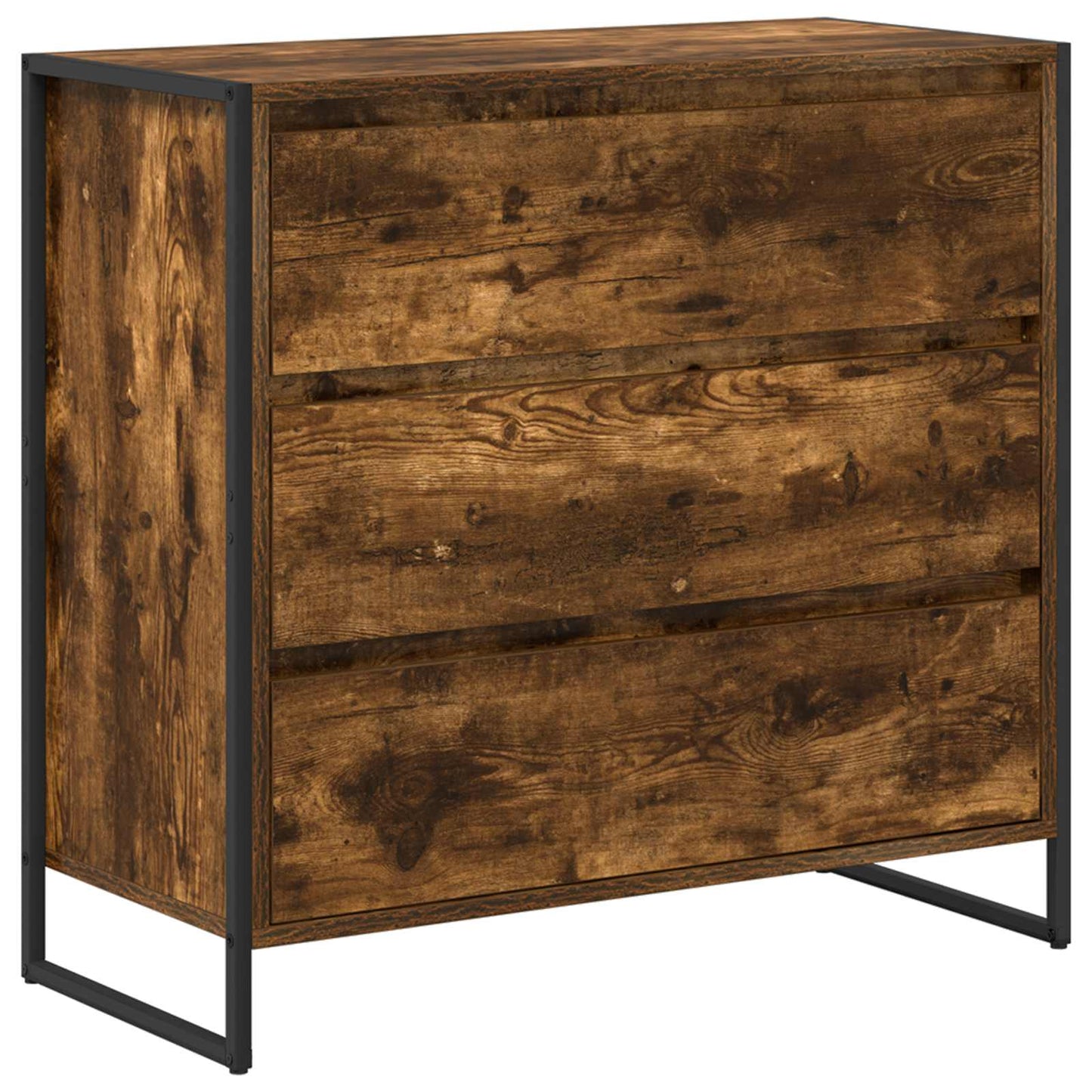 Serviesskap med skuff Røyk Eik 79 x 36 x 75.5 cm Konstruert tre