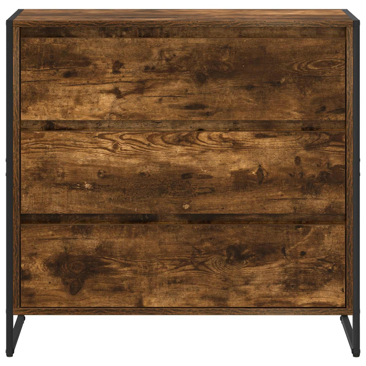 Serviesskap med skuff Røyk Eik 79 x 36 x 75.5 cm Konstruert tre