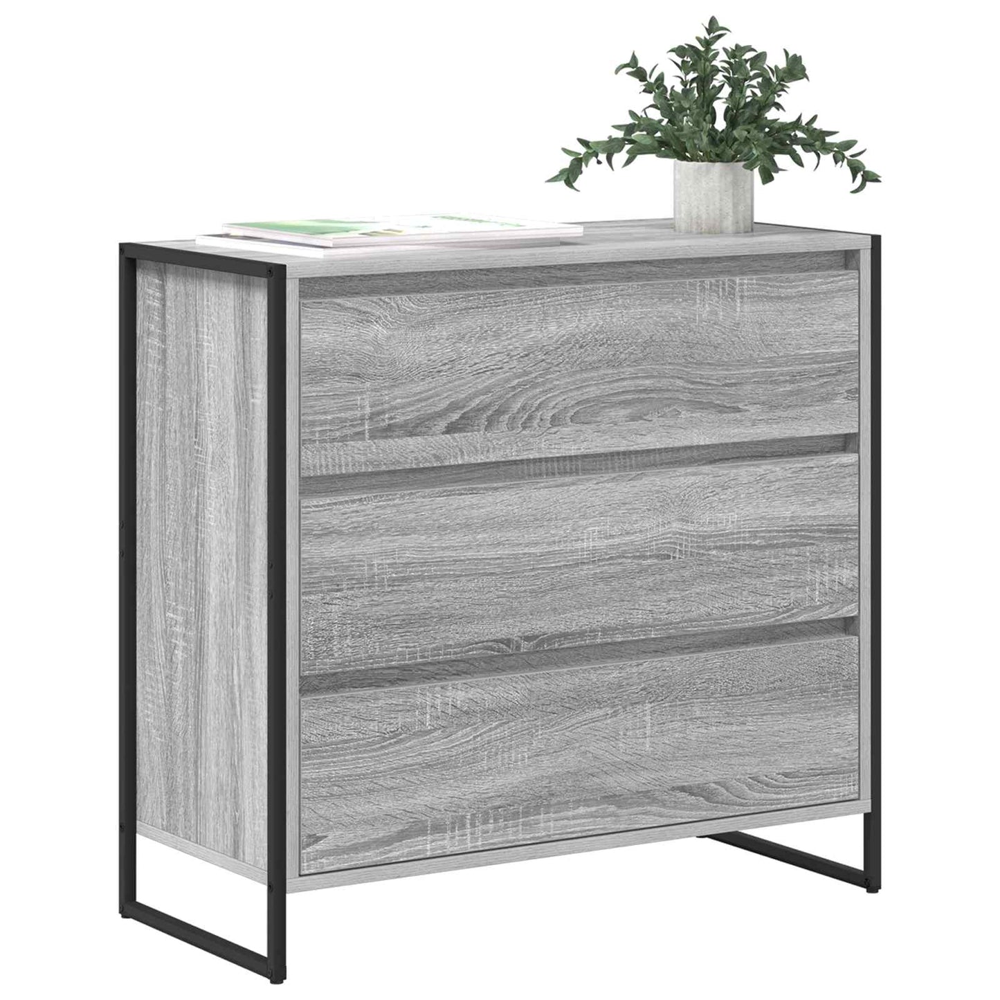 Serviesskap Grå Sonoma 79 x 36 x 75.5 cm Konstruert tre