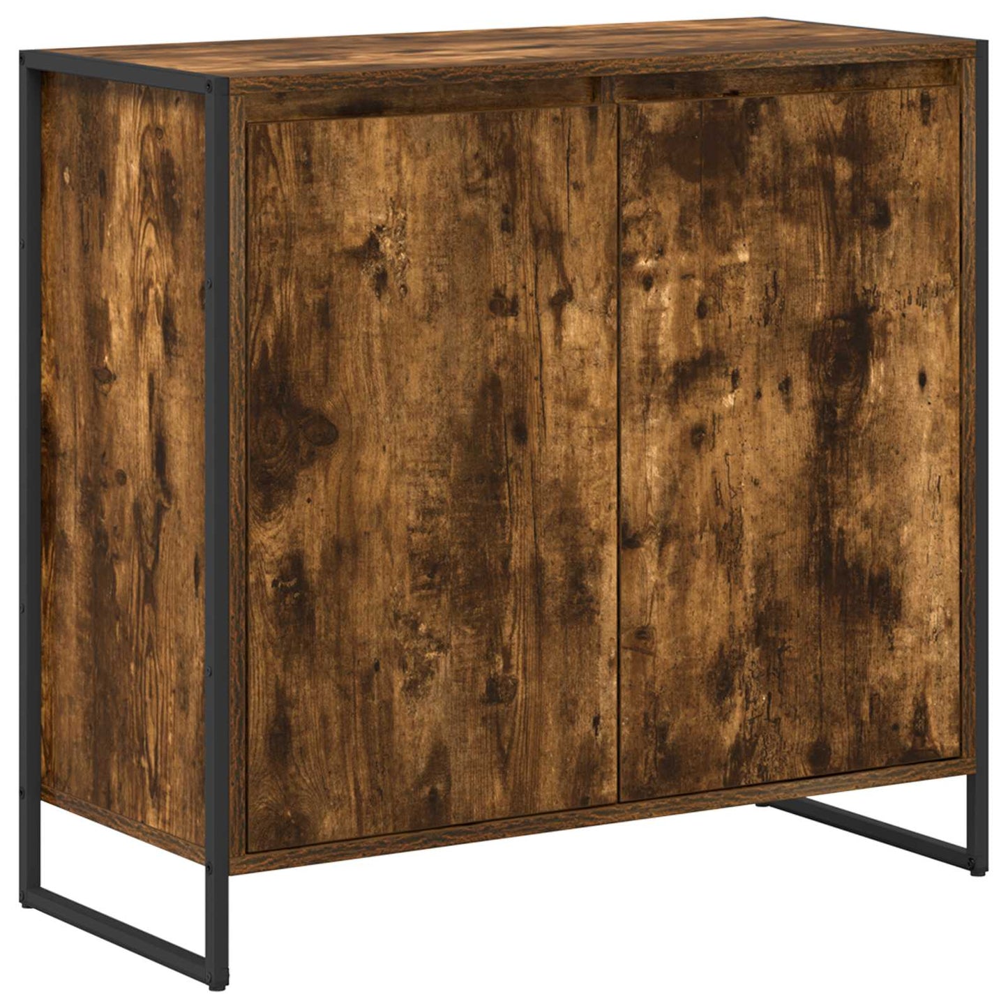 Sideskap Røyk Eik 79 x 36 x 75 cm Konstruert tre