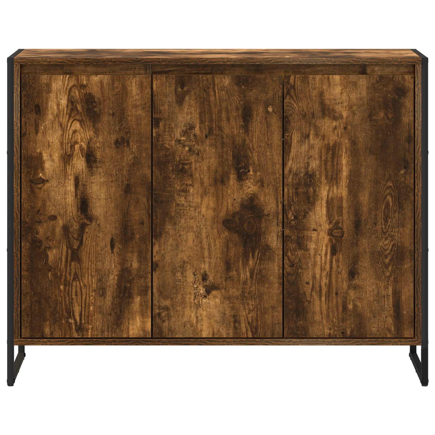 Sideskap Røyk Eik 96,5 x 30 x 75 cm Konstruert tre