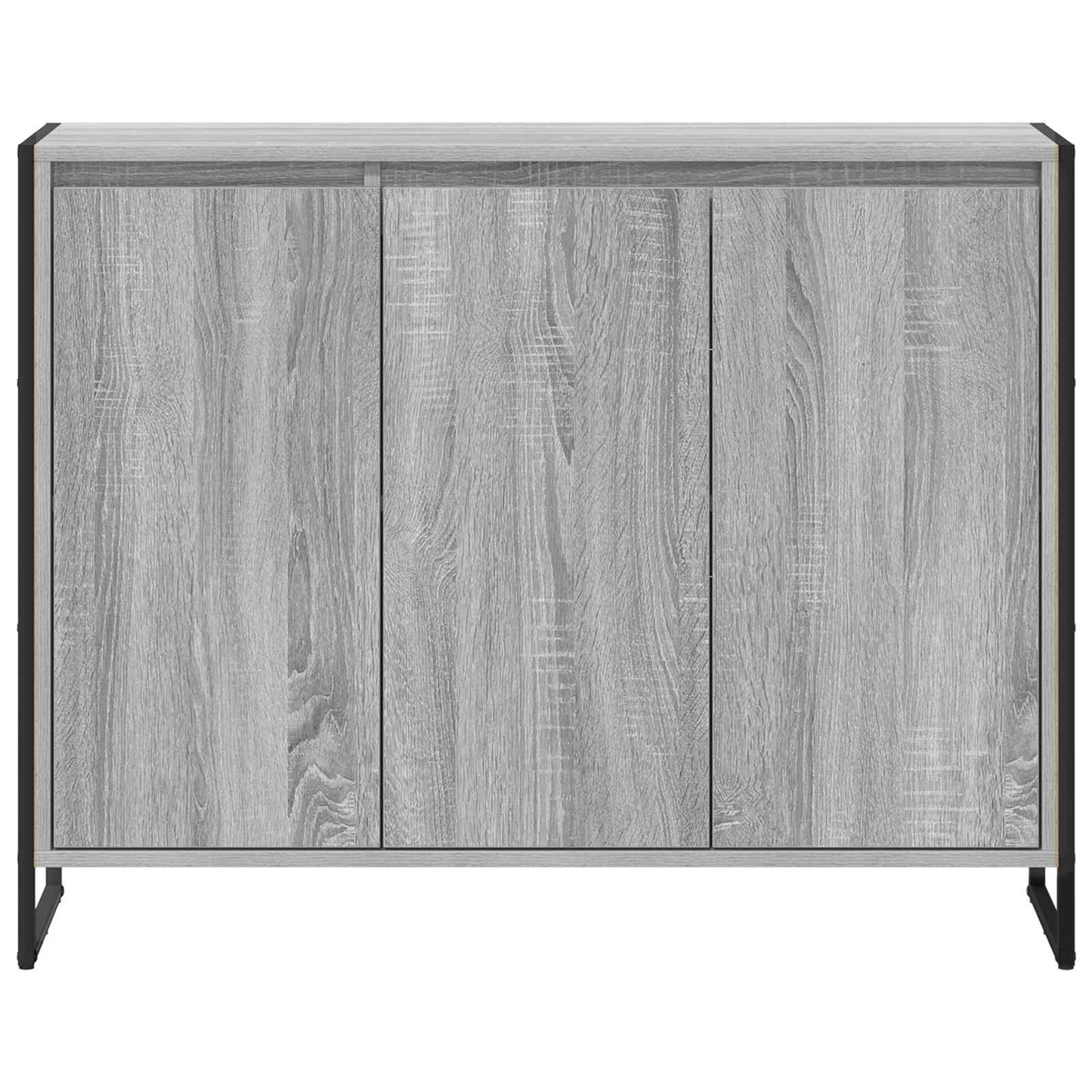 Sideskap Grå Sonoma 96,5 x 30 x 75 cm Konstruert tre