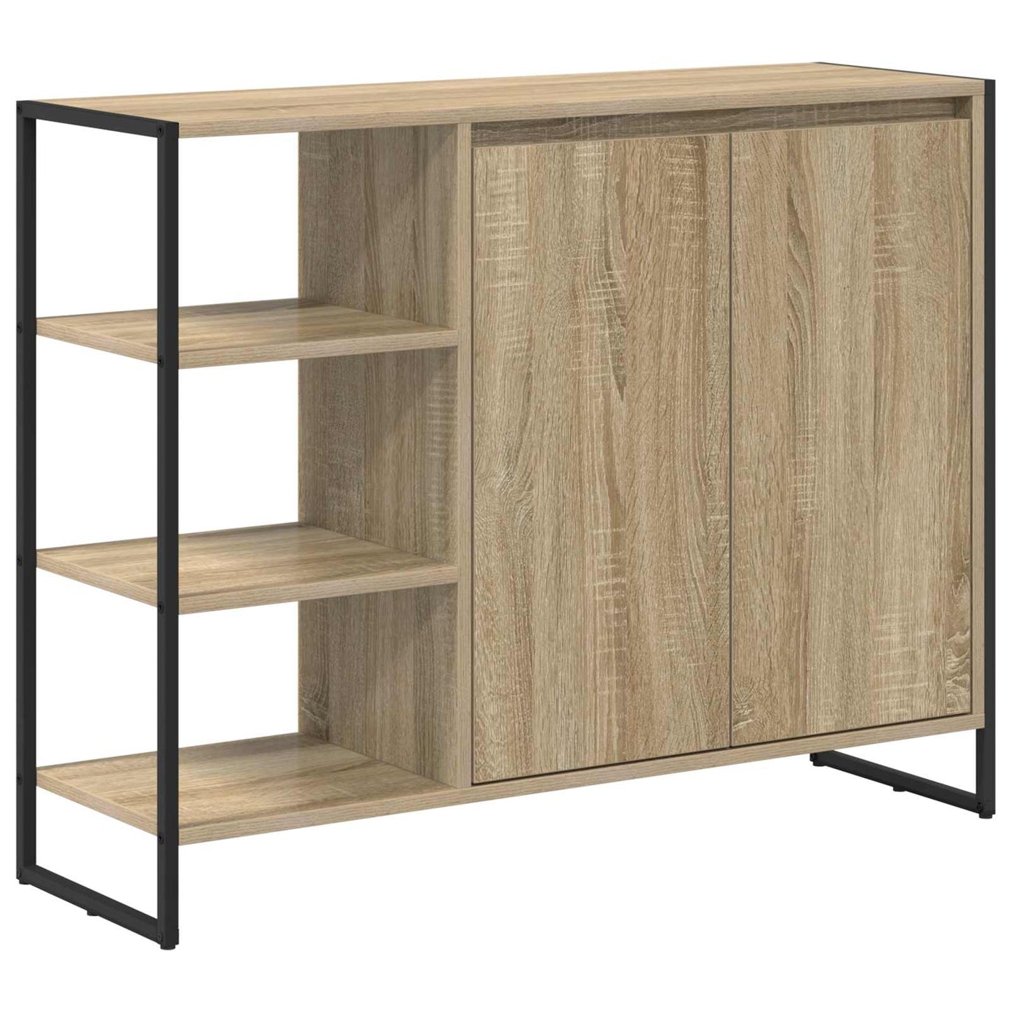 Sideskap Sonoma 96.5 x 30 x 75 cm Konstruert tre