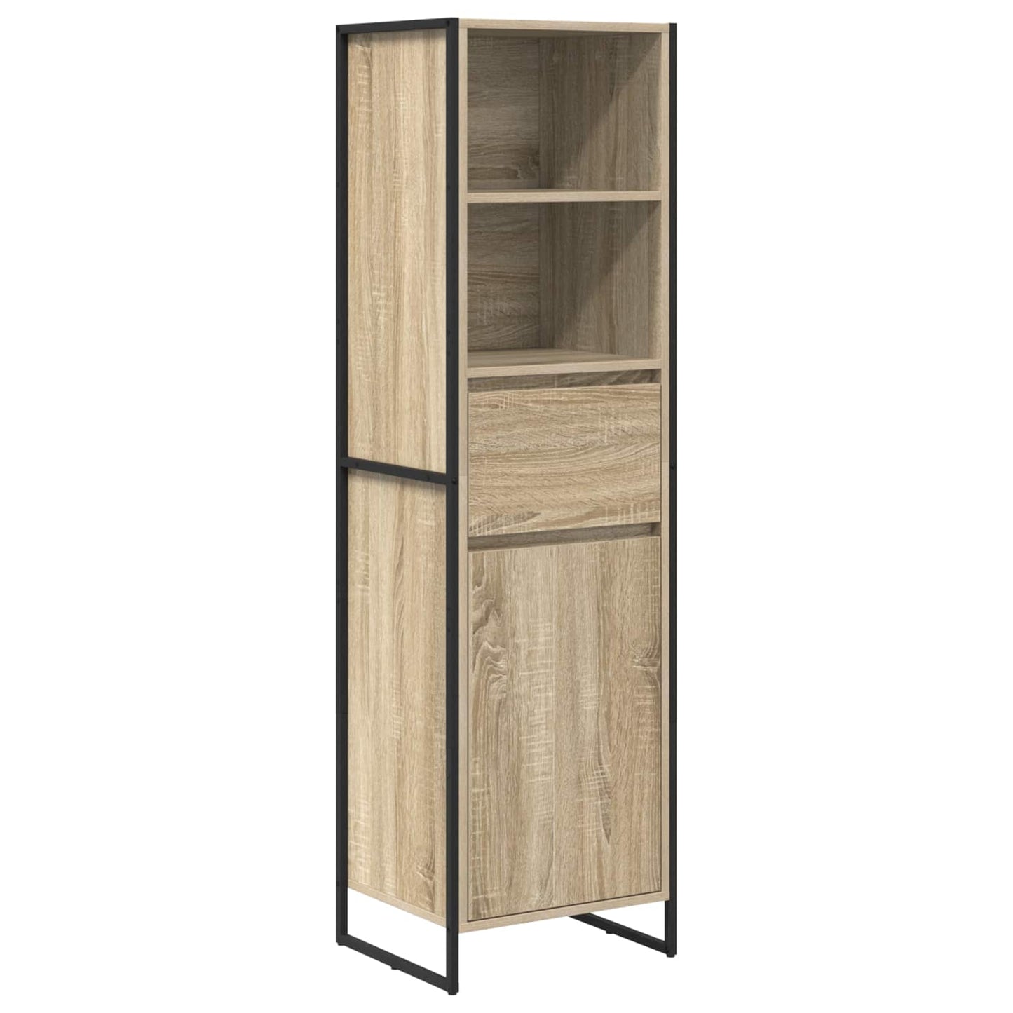 Bokskap med skuff Sonoma 43 x 36 x 150.5 cm Konstruert tre