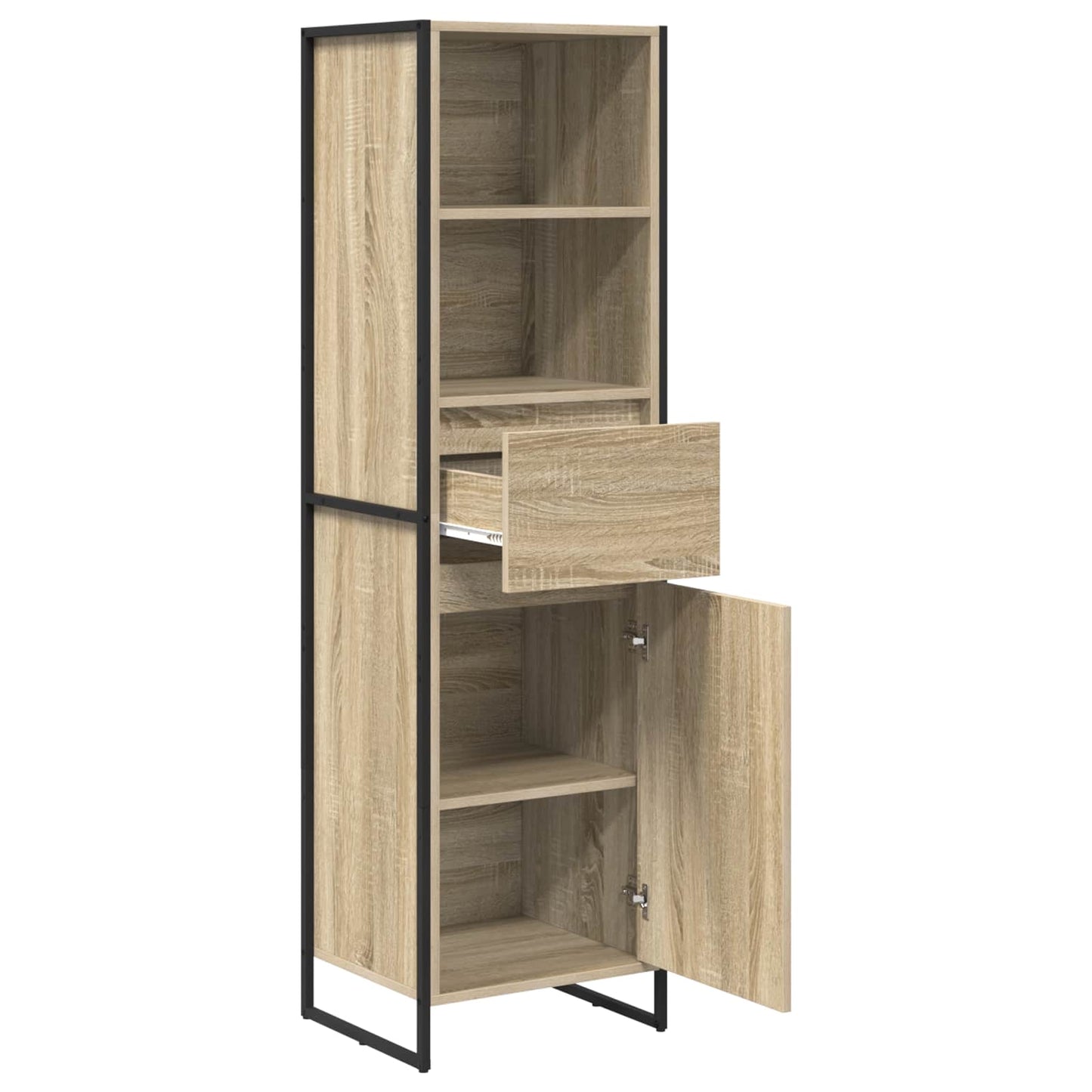 Bokskap med skuff Sonoma 43 x 36 x 150.5 cm Konstruert tre