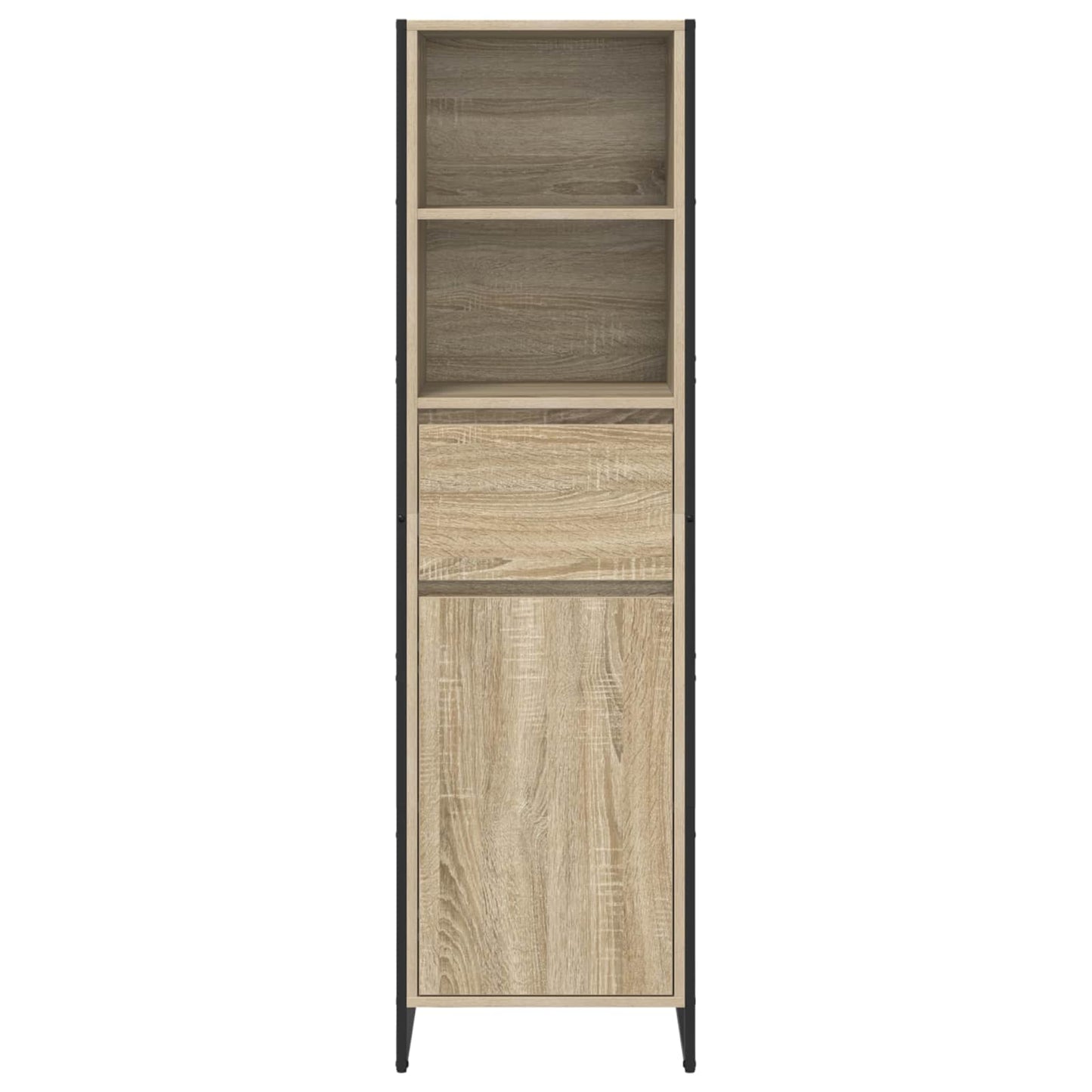Bokskap med skuff Sonoma 43 x 36 x 150.5 cm Konstruert tre