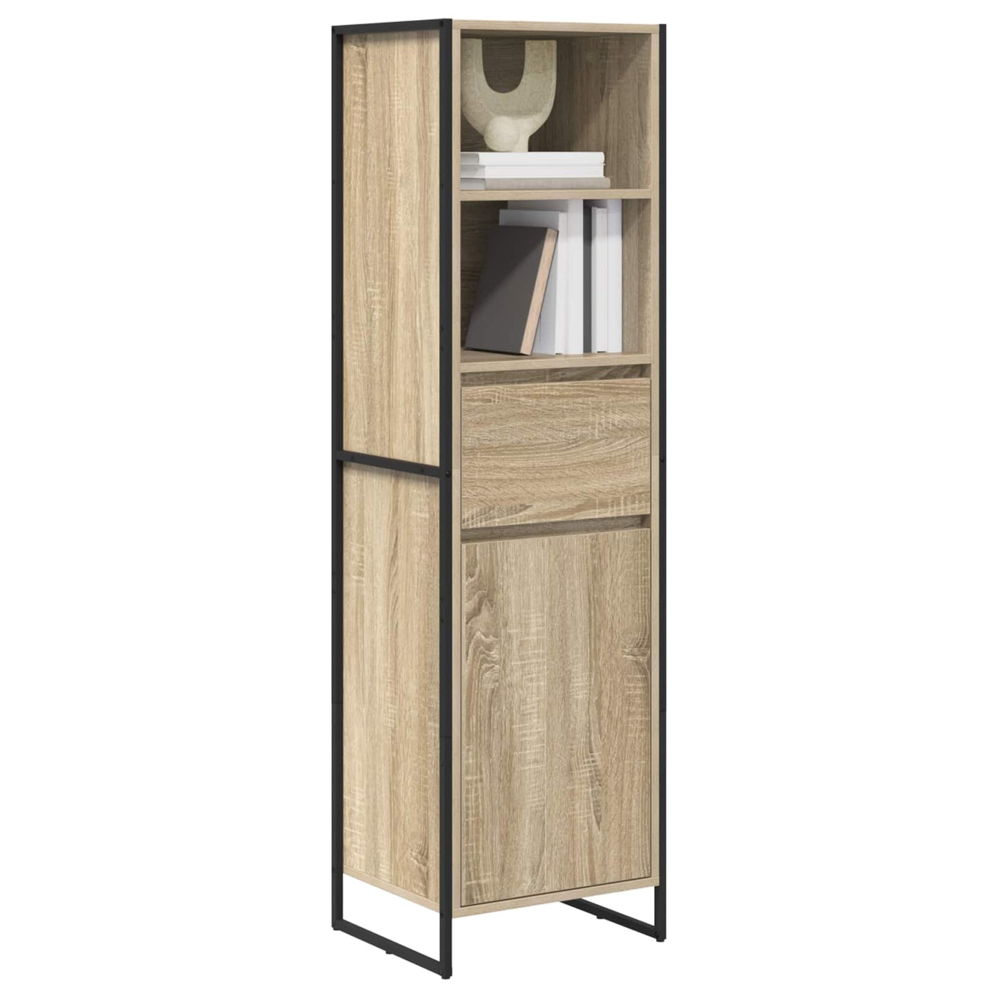 Bokskap med skuff Sonoma 43 x 36 x 150.5 cm Konstruert tre
