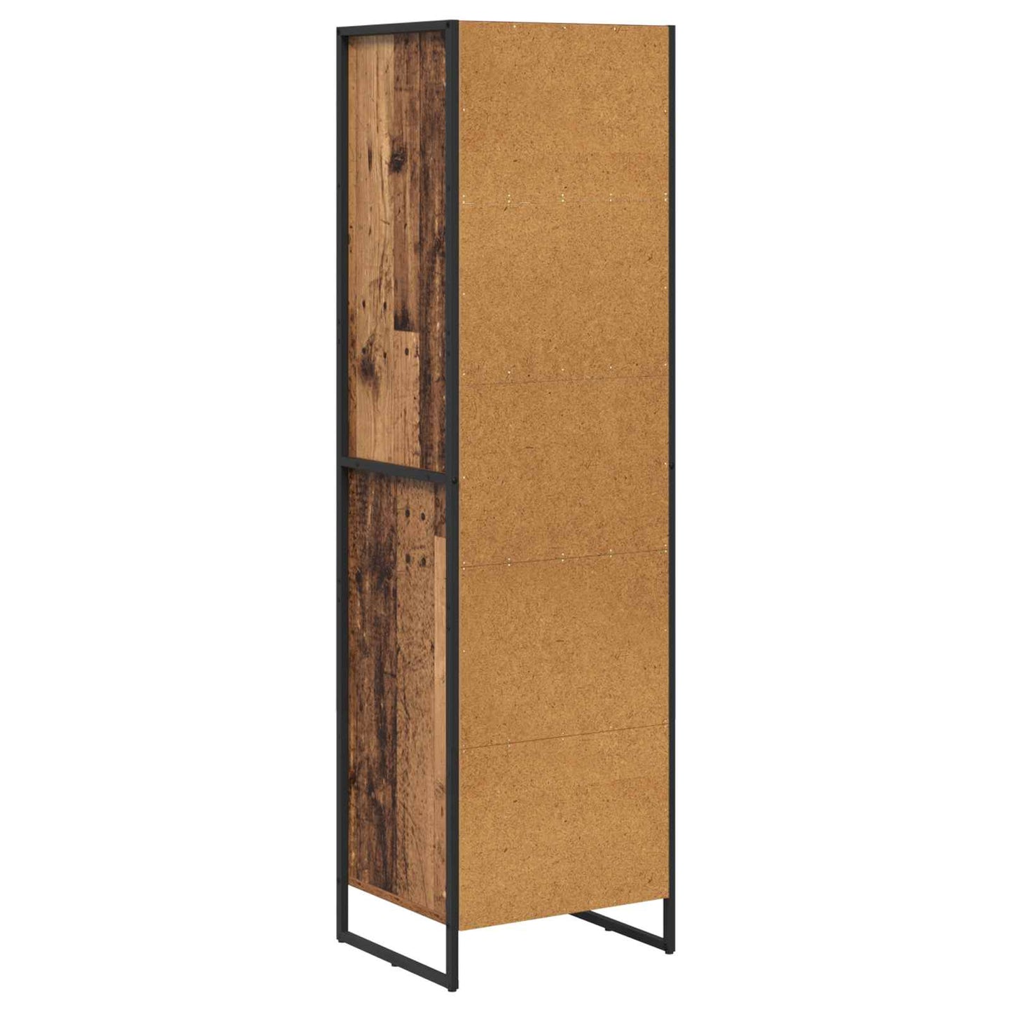 Bokskap med skuff Gamle tre 43 x 36 x 150.5 cm Konstruert tre