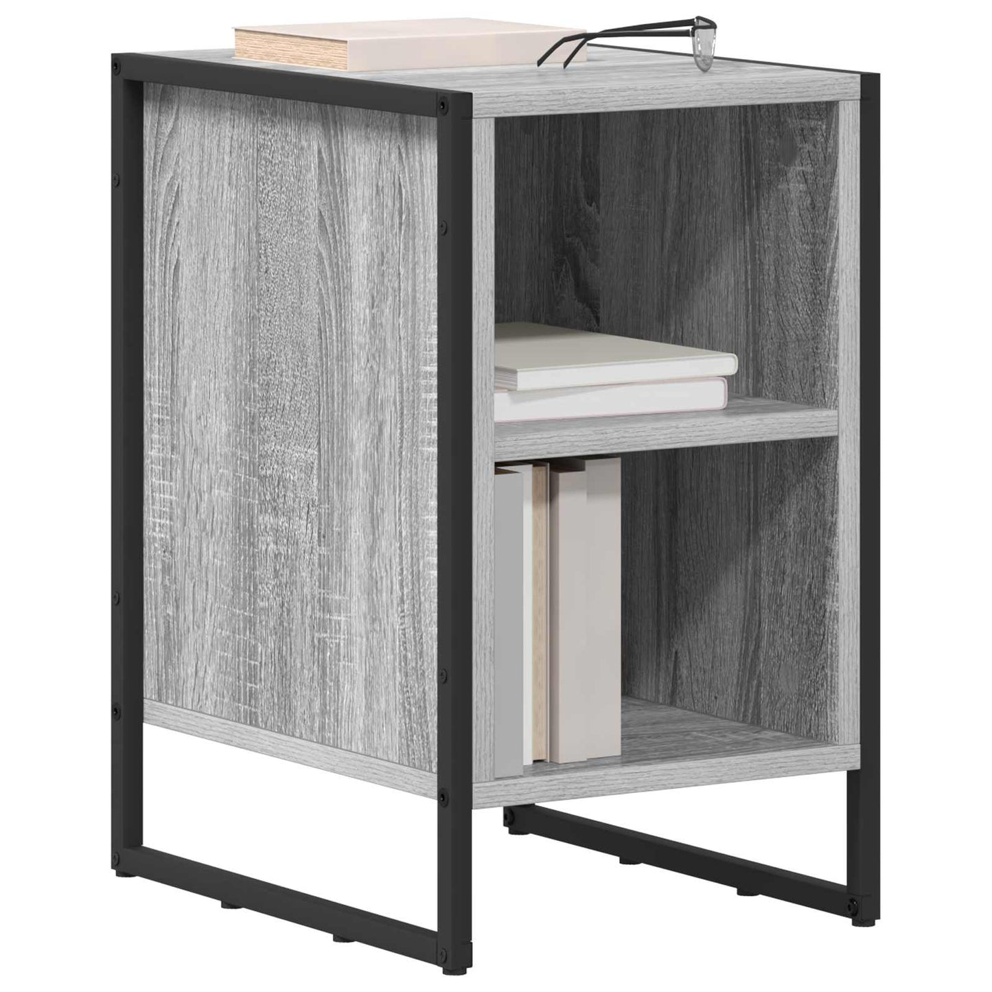 Nattbord 2 pcs Grå Sonoma 39.5 x 30 x 50 cm Konstruert tre