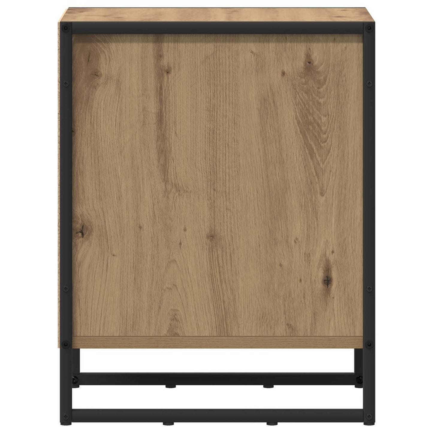 Nattbord 2 pcs Kunstnerisk Eik 39,5 x 30 x 50 cm Konstruert tre