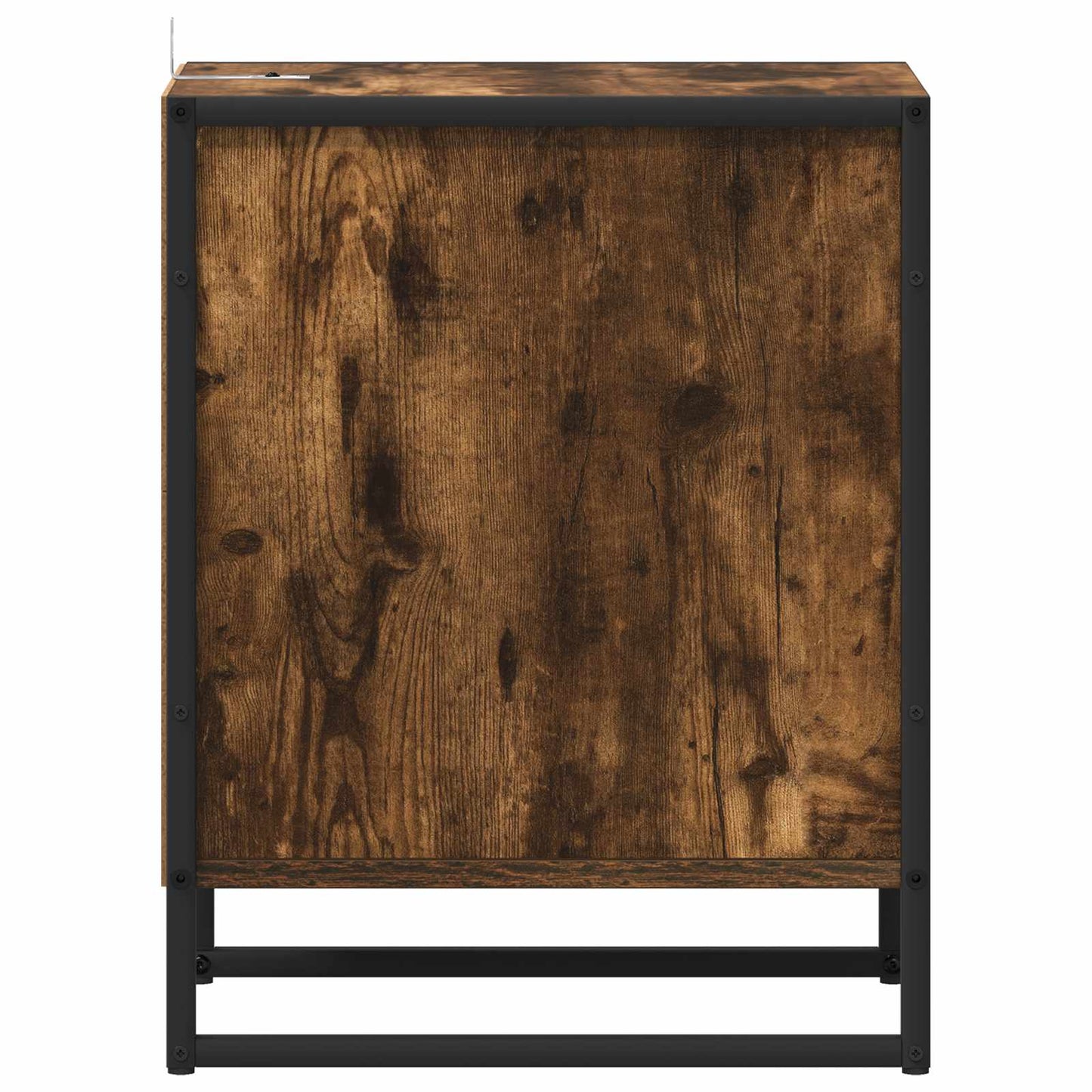 Nattbord 2 pcs Røyk Eik 39,5 x 30 x 50 cm Konstruert tre