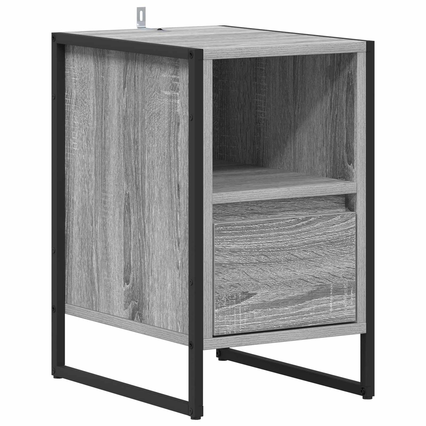 Nattbord 2 pcs Grå Sonoma 39,5 x 30 x 50 cm Konstruert tre