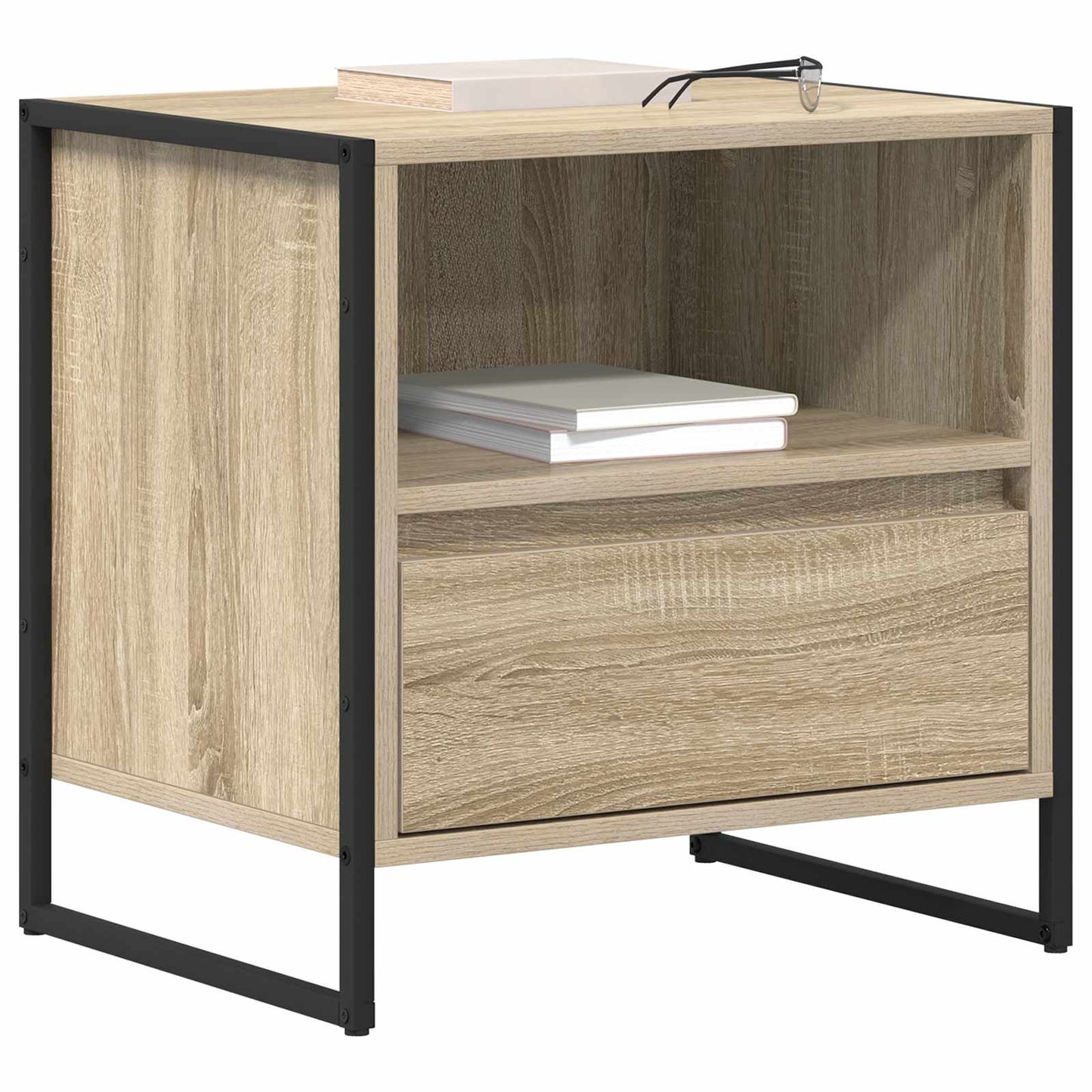 Nattbord 2 pcs Sonoma 50 x 39,5 x 50 cm Konstruert tre