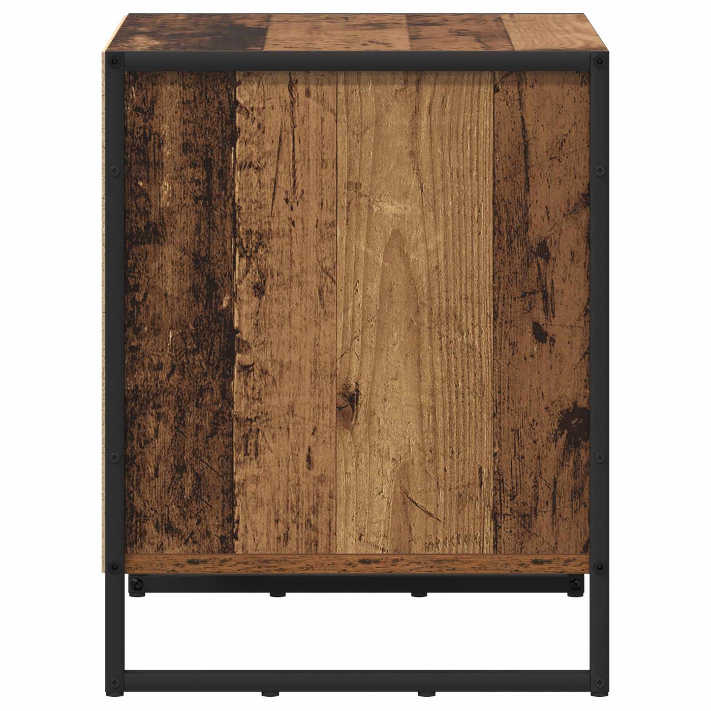 Nattbord med skuff Gamle tre 50 x 39.5 x 50 cm Konstruert tre