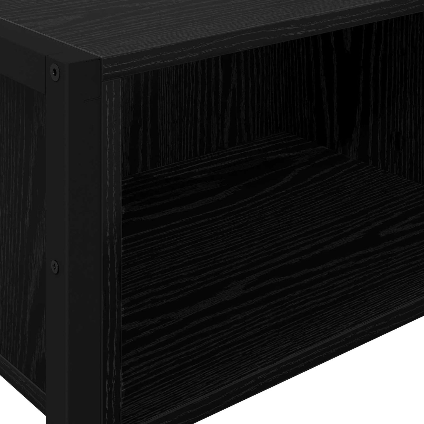 Avlastningsbord Svart Eik 100 x 36 x 75 cm Konstruert tre