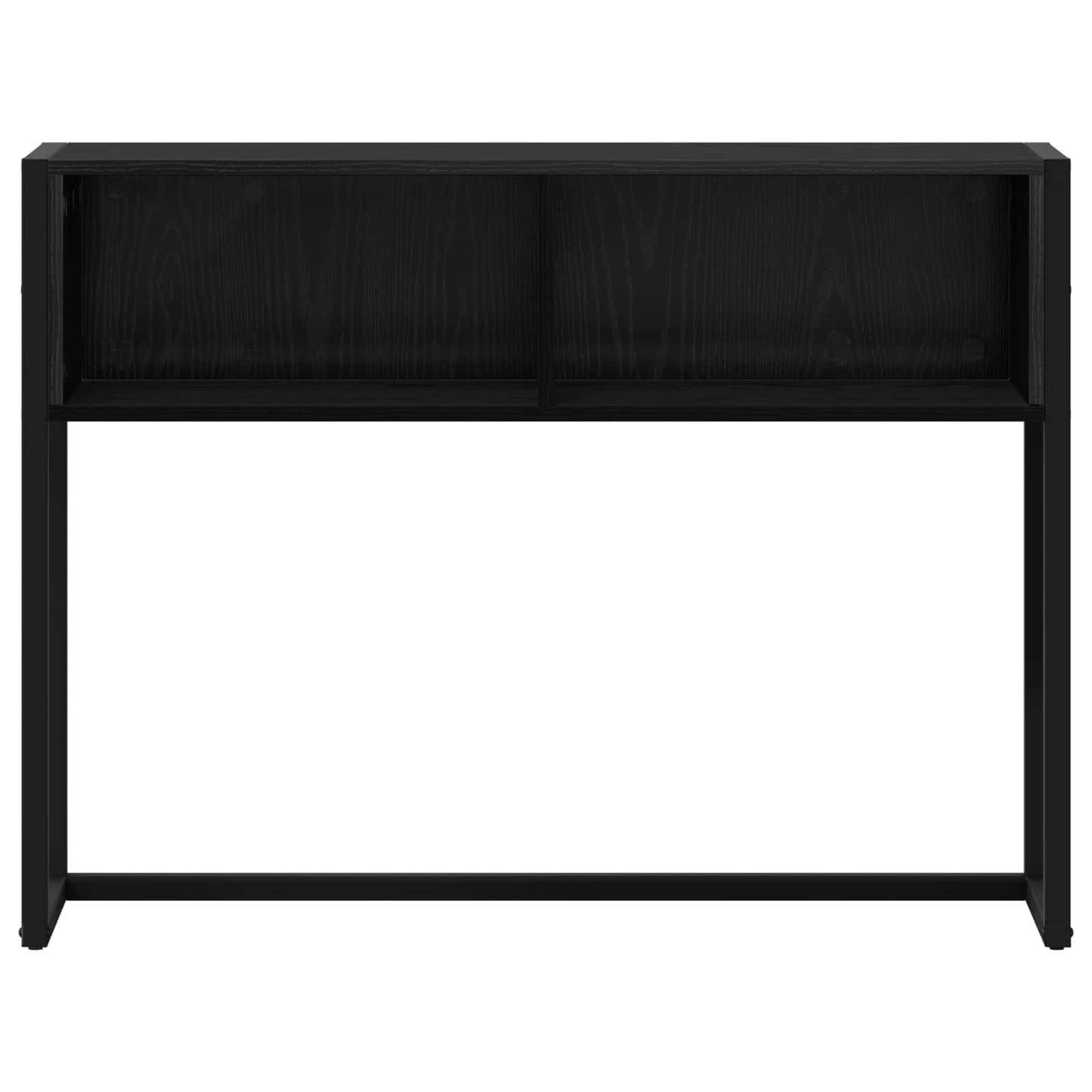 Avlastningsbord Svart Eik 100 x 36 x 75 cm Konstruert tre
