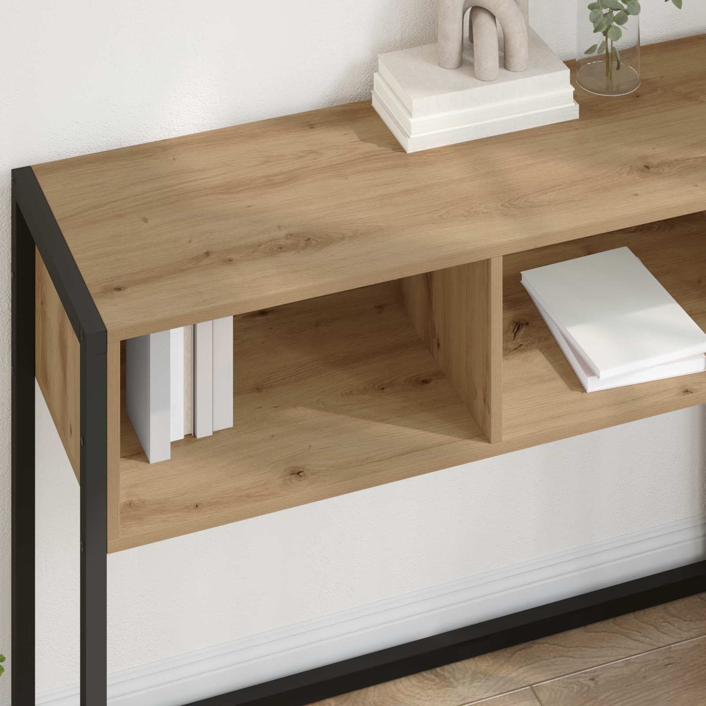 Avlastningsbord Kunstnerisk Eik 100 x 36 x 75 cm Konstruert tre