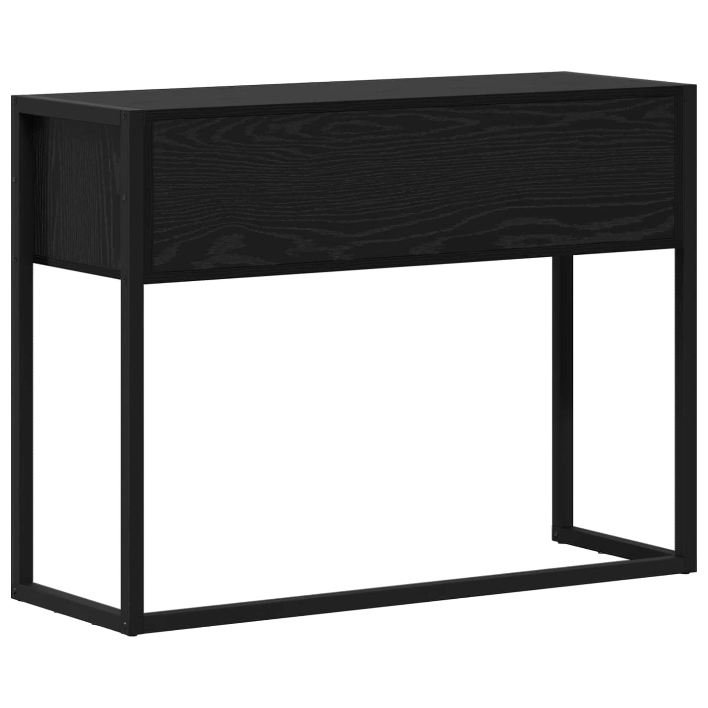 Avlastningsbord Svart Eik 100 x 36 x 75 cm Konstruert tre