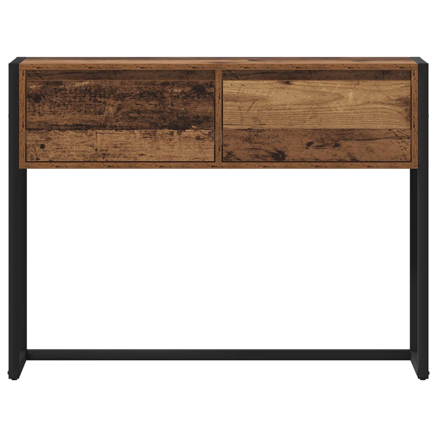 Avlastningsbord Gamle tre 100 x 36 x 75 cm Konstruert tre