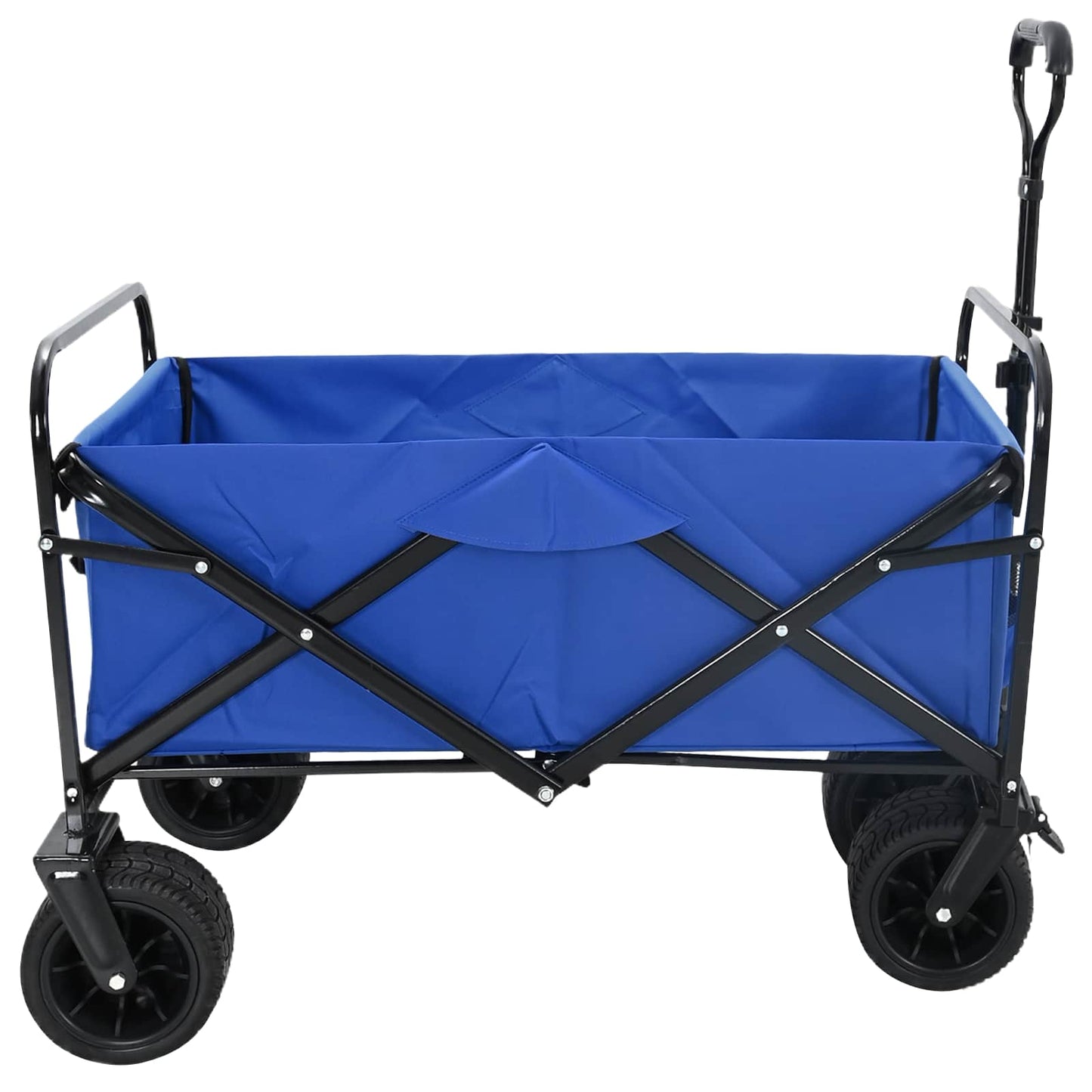 Sammenleggbar Håndvogn Blå 89 x 63 x 96 cm Stål og Oxford-stoff vidaXL