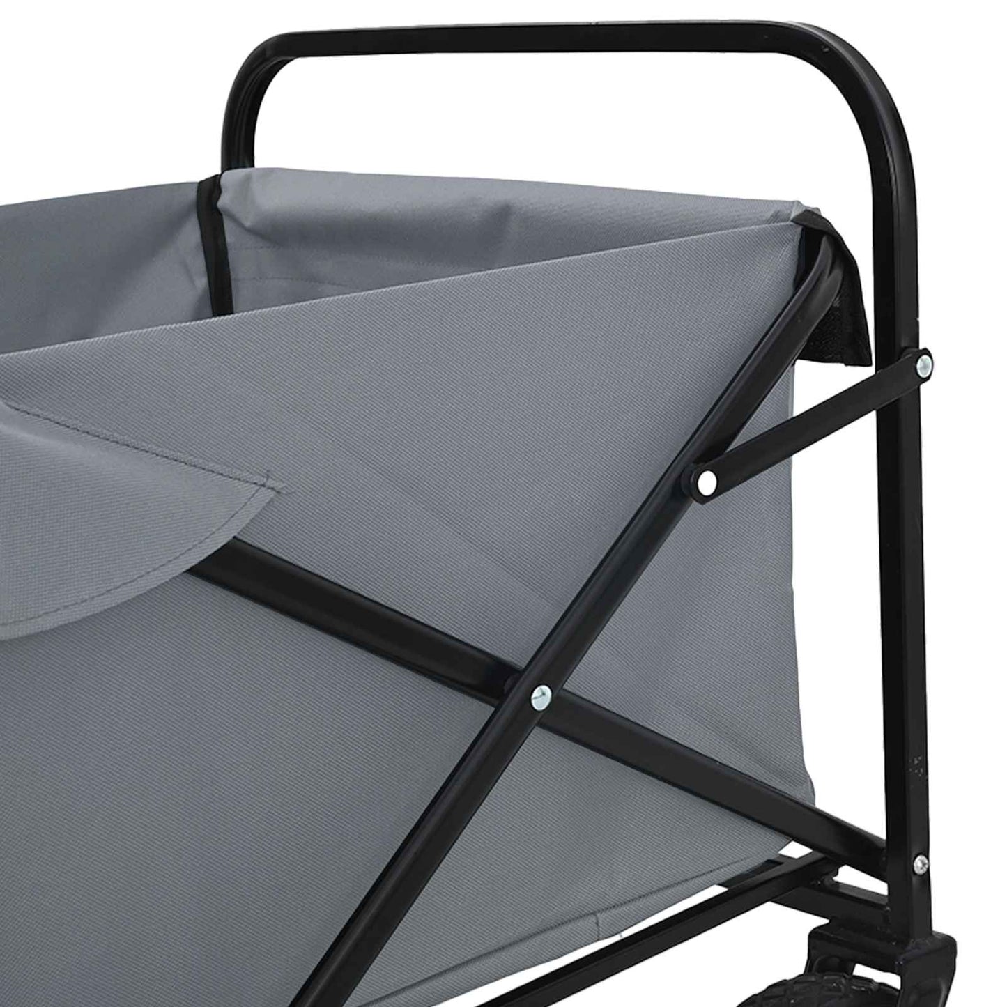 Sammenleggbar Håndvogn Grå 94 x 53 x 99 cm Oxford Stoff