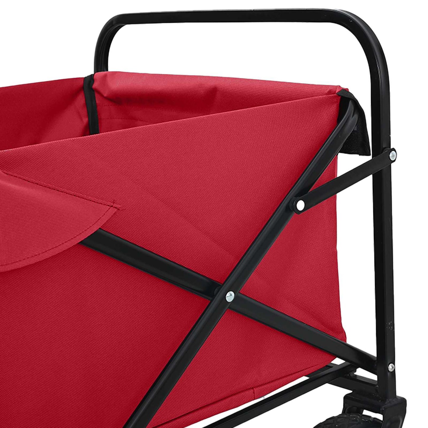 Sammenleggbar Håndvogn Rød 94 x 53 x 99 cm Oxford Stoff