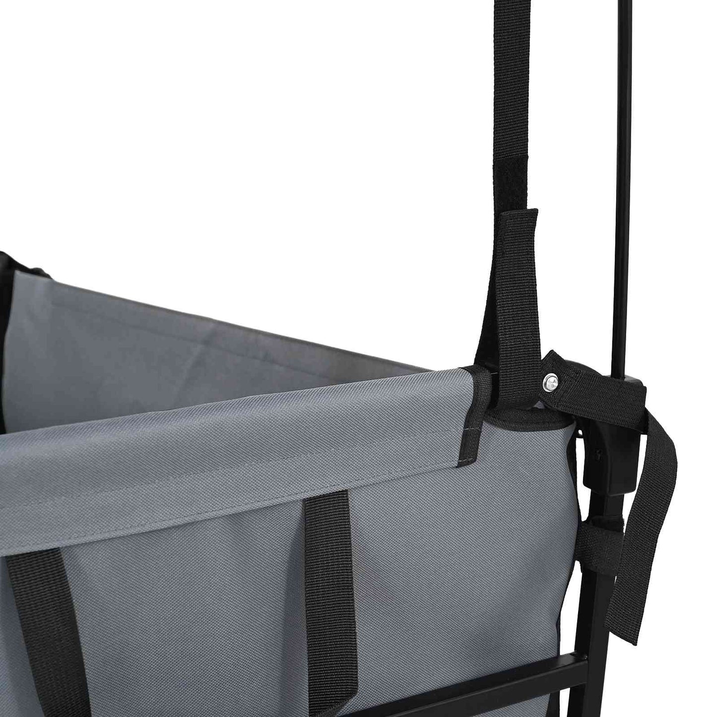 Sammenleggbar Håndvogn Grå 105 x 56,5 x 116 cm Oxford Stoff