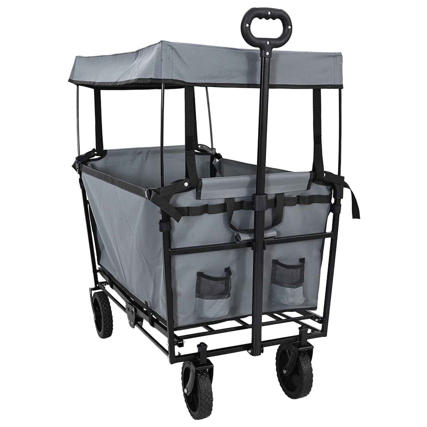 Sammenleggbar Håndvogn Grå 105 x 56,5 x 116 cm Oxford Stoff