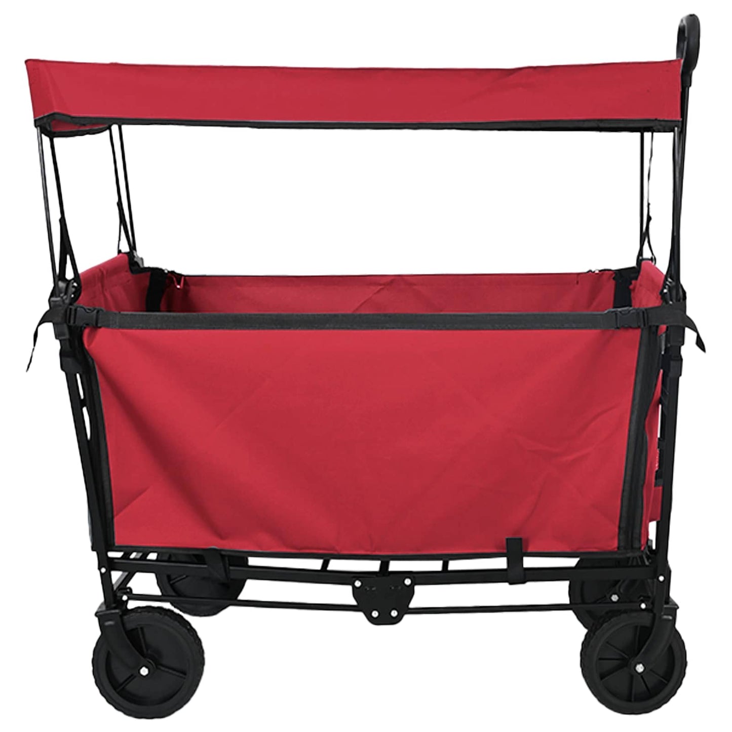 Sammenleggbar Håndvogn Rød 105 x 56,5 x 116 cm Oxford Stoff