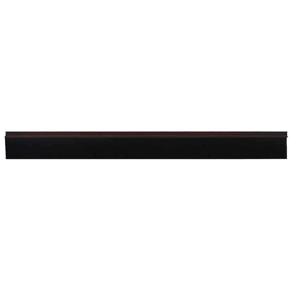 Selvhäftende dørbørstetninger 6 pcs Brun 100 cm