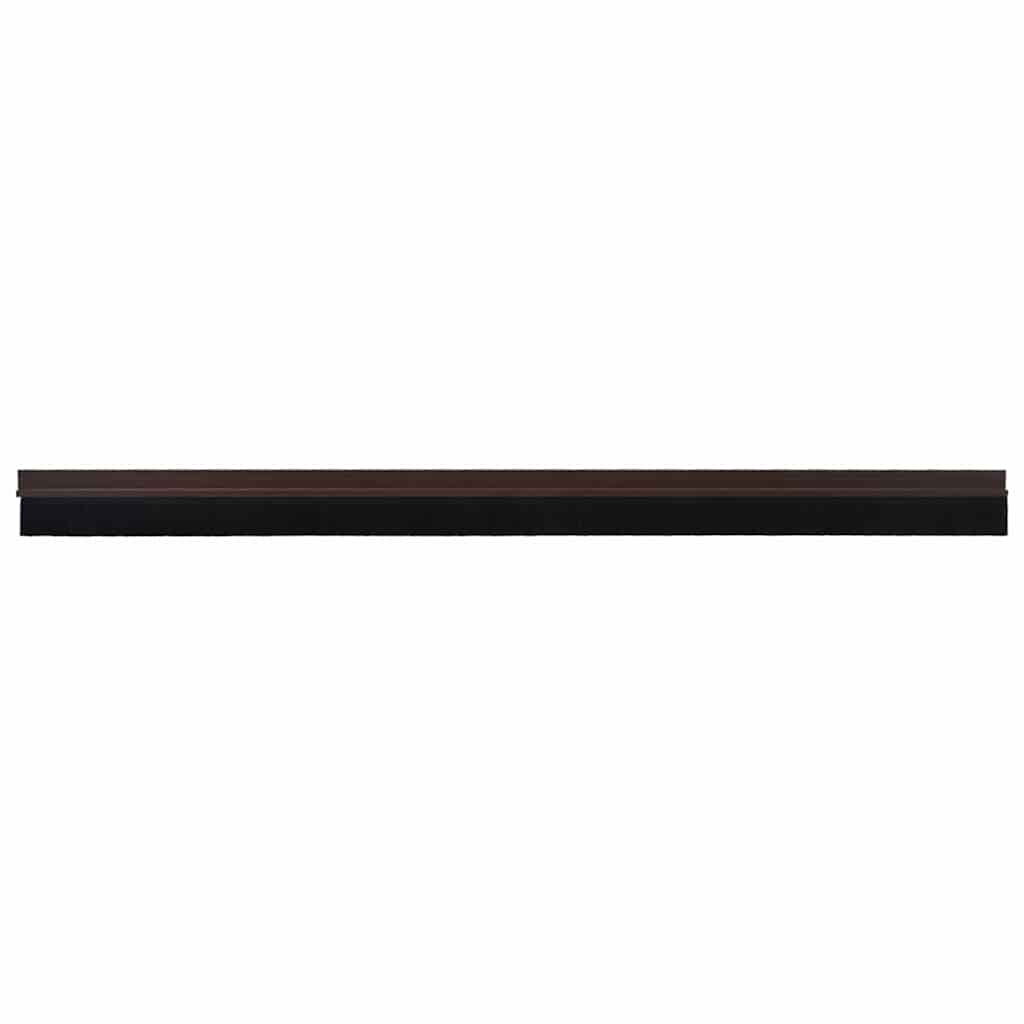 Selvhäftende dørbørstetninger 12 pcs Brun 100 cm