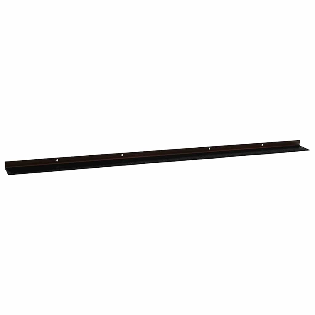 Skru-på dørbørste tetninger 2 pcs Brun 100 cm