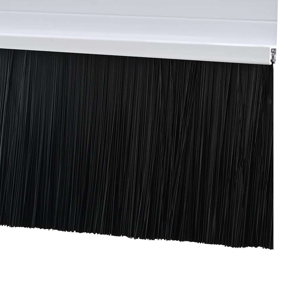 Selvhäftende dørbørstetninger 2 pcs Hvit 100 cm