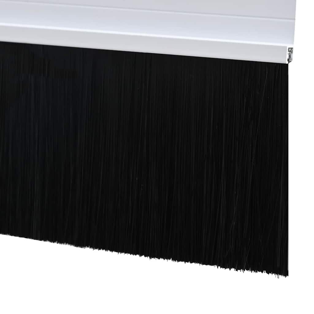 Selvhäftende dørbørstetninger 2 pcs Hvit 100 cm