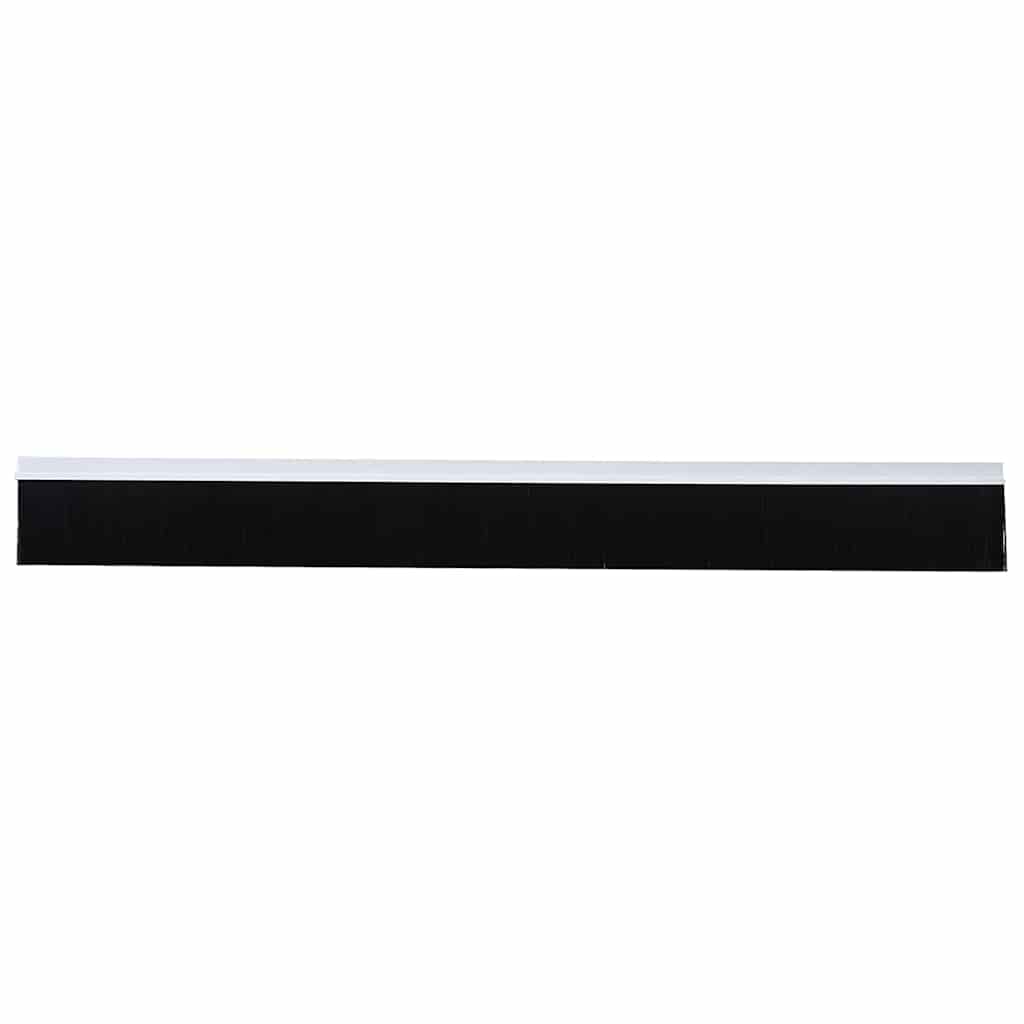Selvhäftende dørbørstetninger 2 pcs Hvit 100 cm