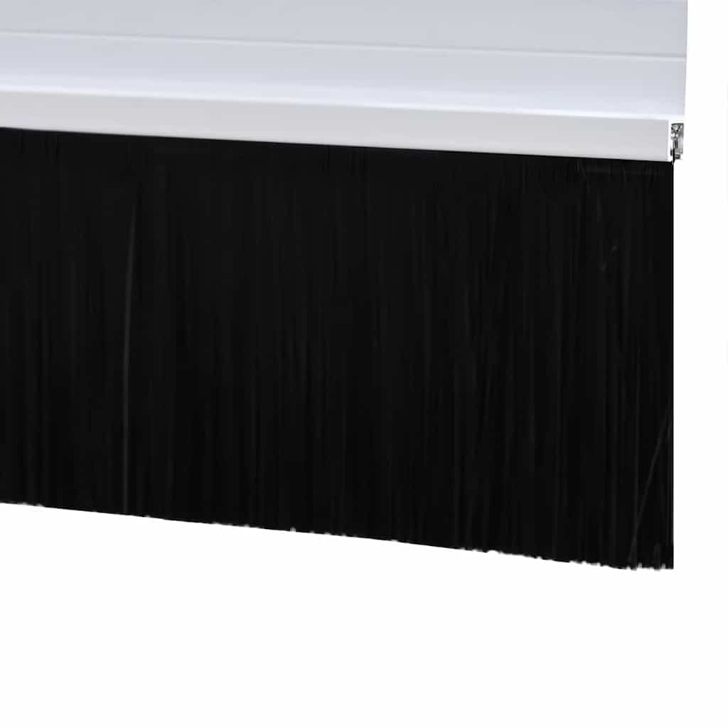 Selvhäftende dørbørstetninger 6 pcs Hvit 100 cm