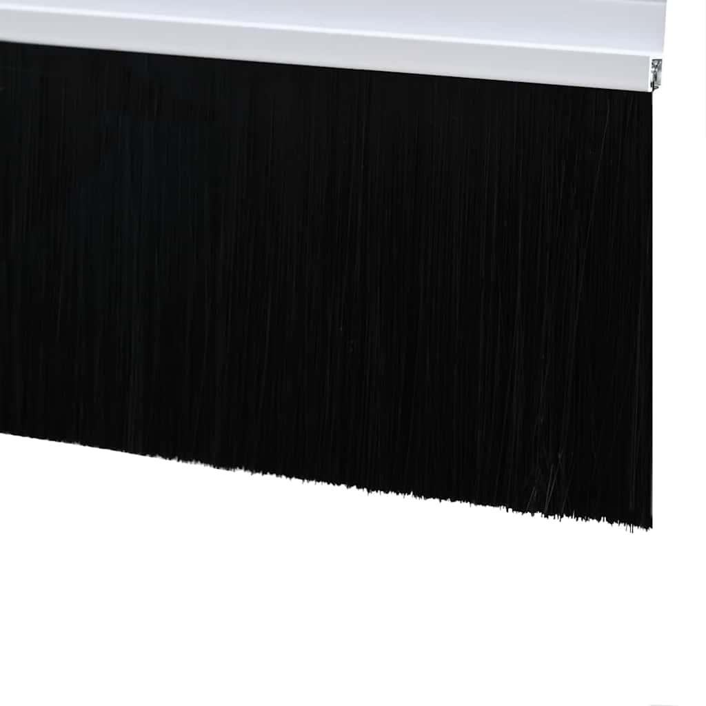 Selvhäftende dørbørstetninger 6 pcs Hvit 100 cm