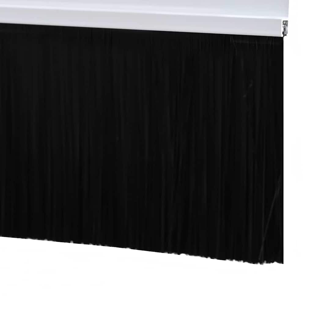 Selvhäftende dørbørstetninger 12 pcs Hvit 100 cm