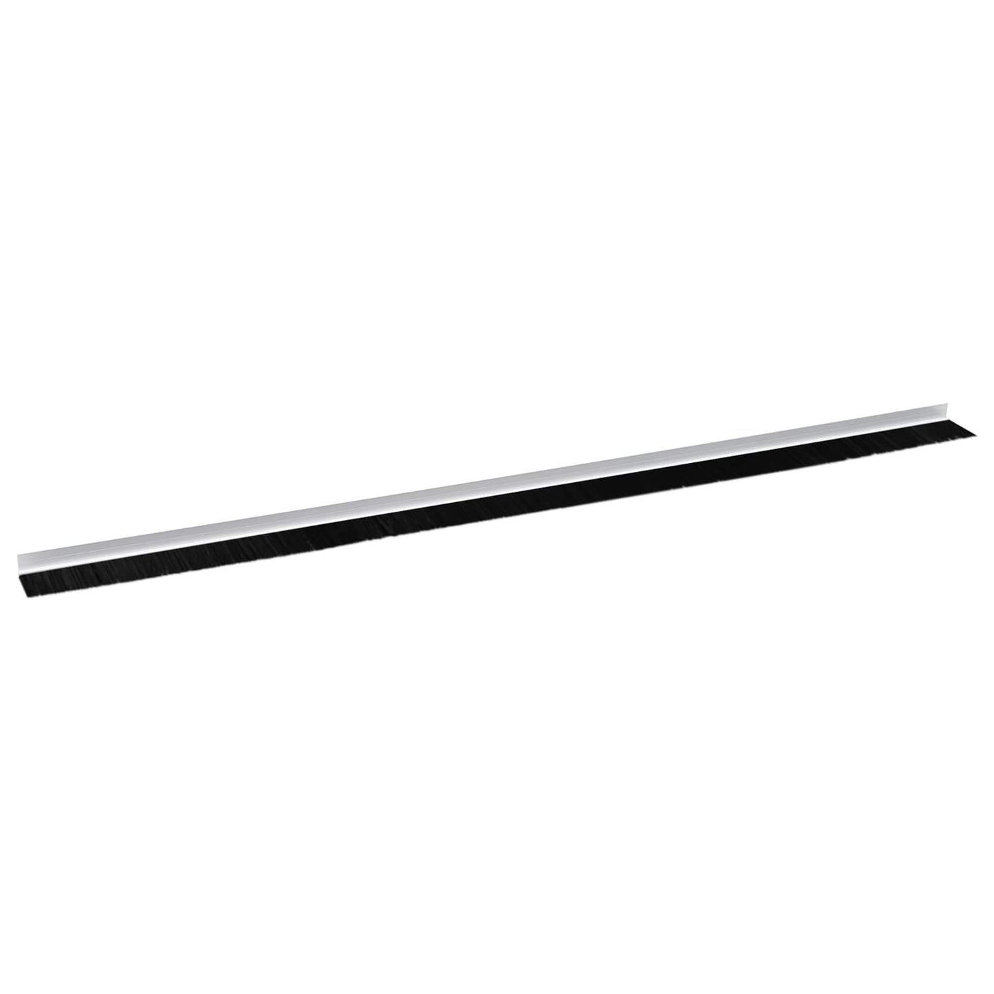 Selvhäftende dørbørstetninger 2 pcs Hvit 100 cm