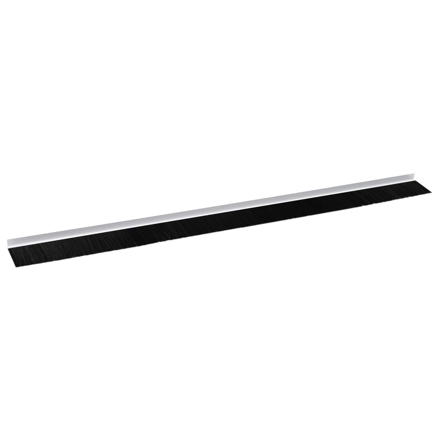 Selvhäftende dørbørstetninger 6 pcs Hvit 100 cm