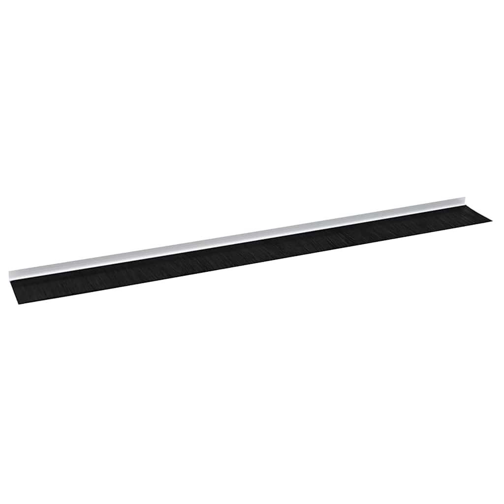 Selvhäftende dørbørstetninger 12 pcs Hvit 100 cm