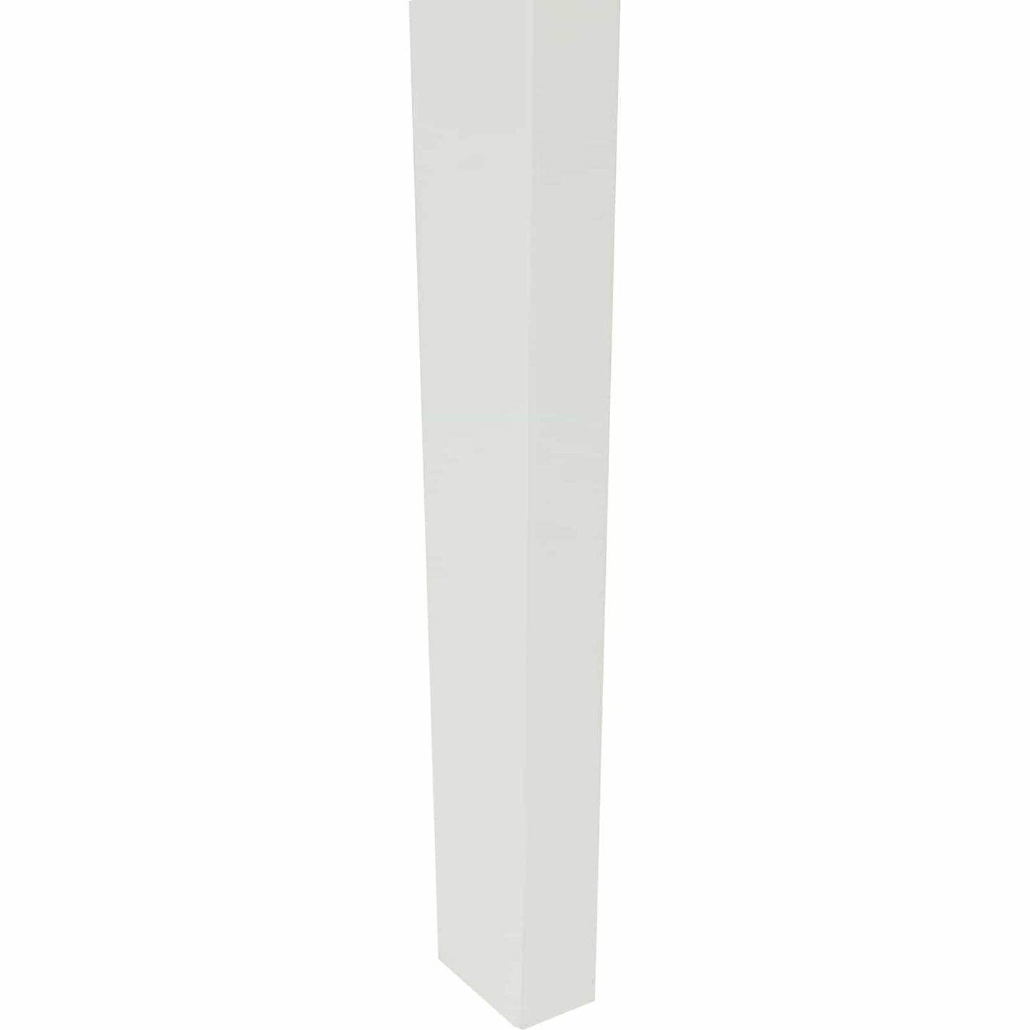 Spisestuestol 2 stk. Solid Gummitre Hvit og Naturlig