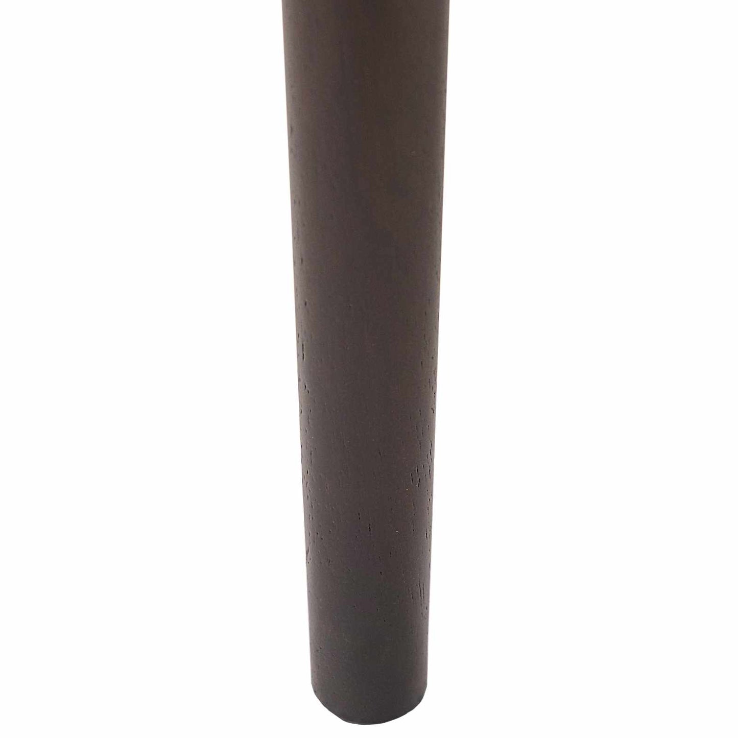 Spisestuestol 2 pcs Lys Brun og Svart Solid Gummitre