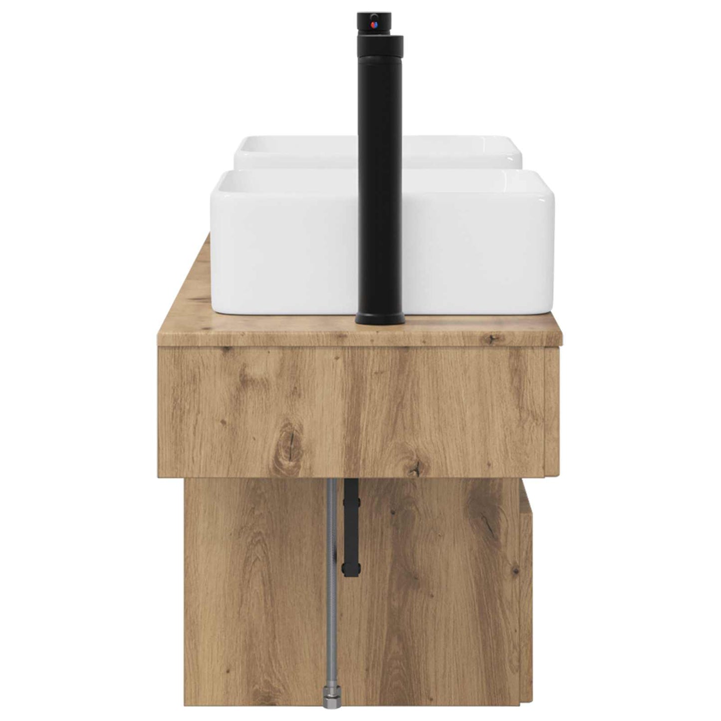 Baderomsskapsett 3 stk. Artisan eik 53 x 35 x 39 cm